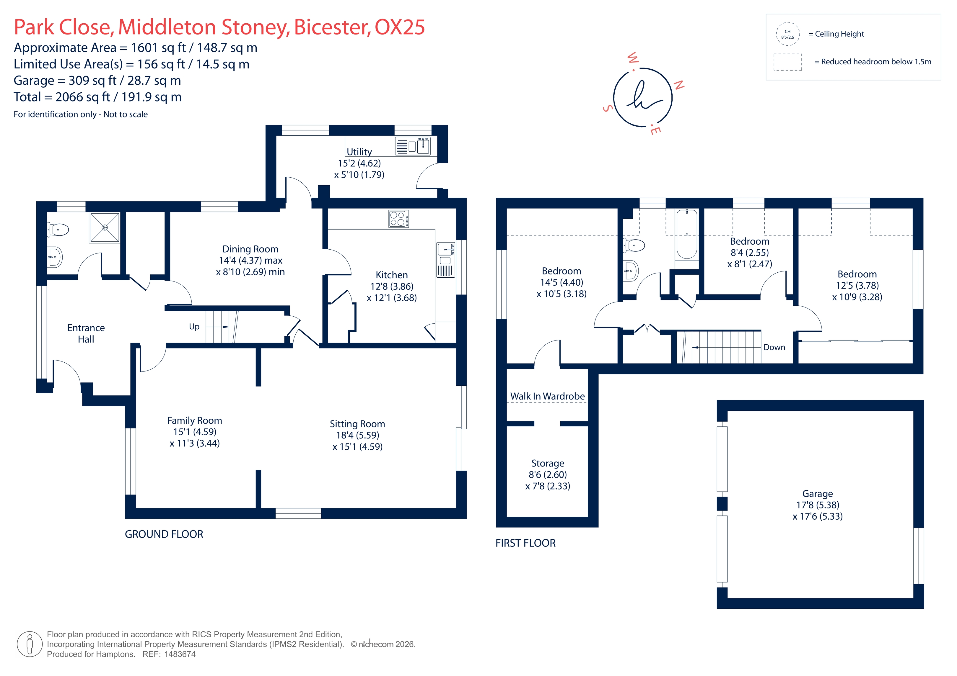 16, Park Close, Middleton Stoney floorplan