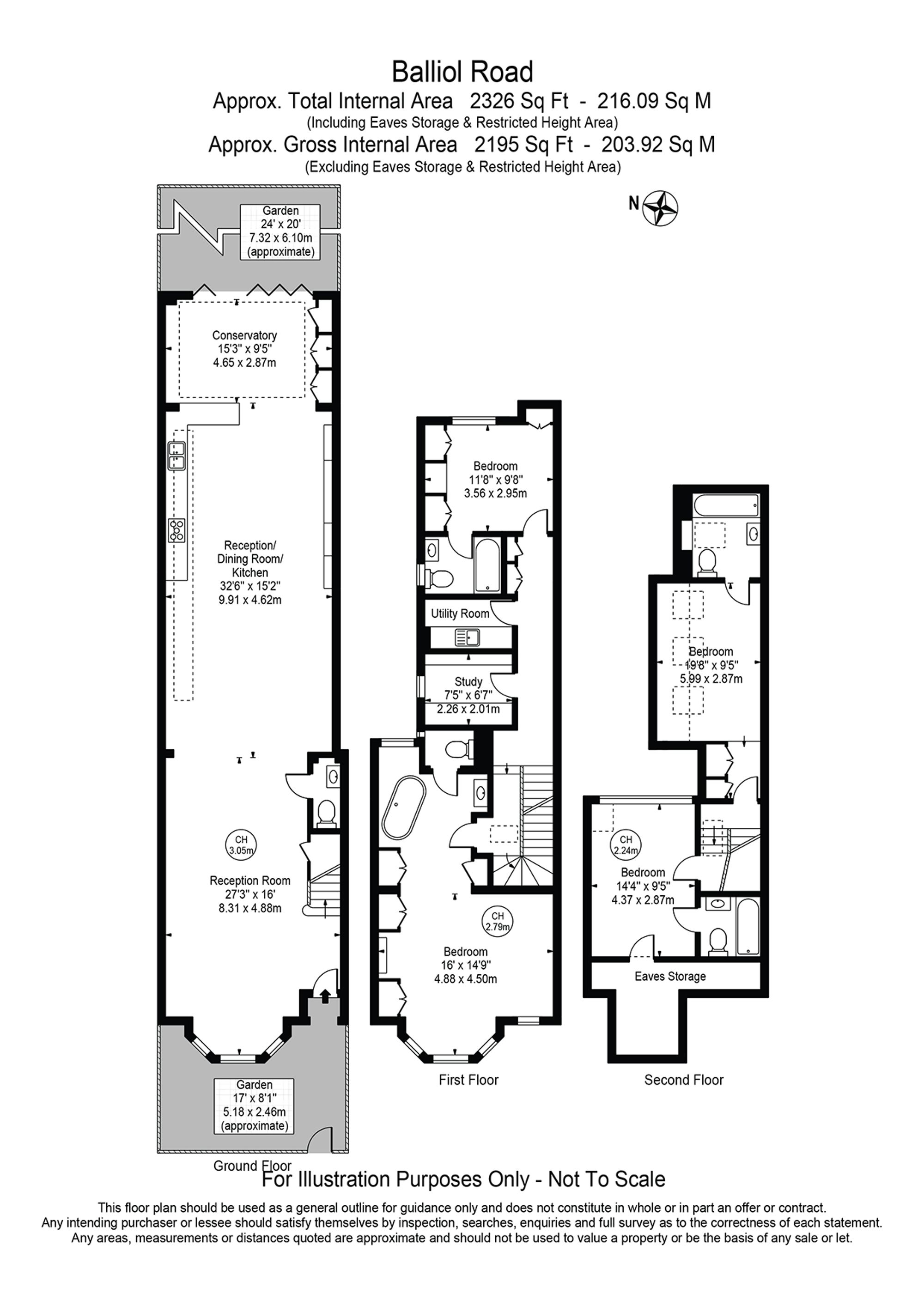 19 Balliol Road, London floorplan