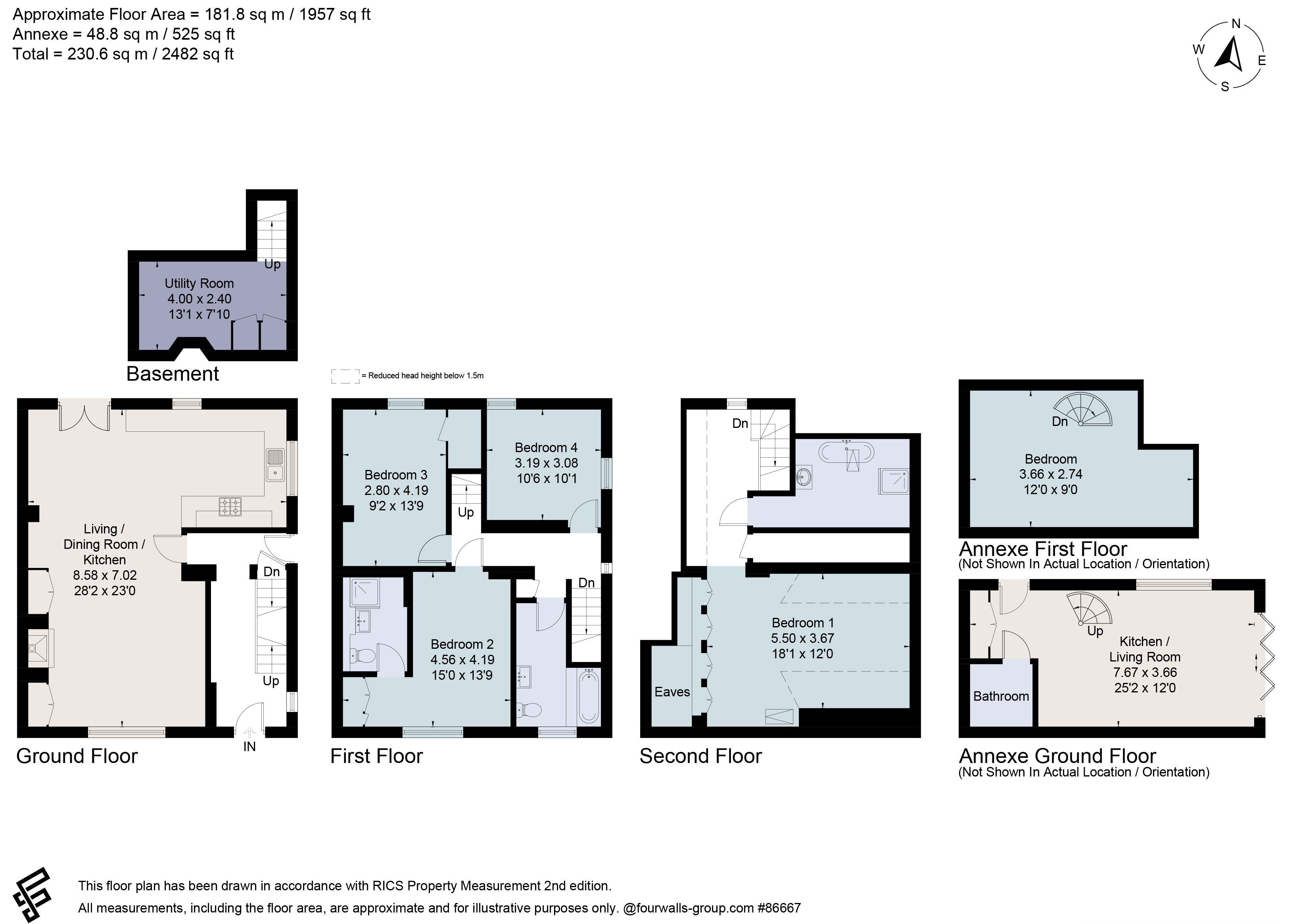 1 Oak Brow Cottage,, Altrincham Road, Wilmslow floorplan