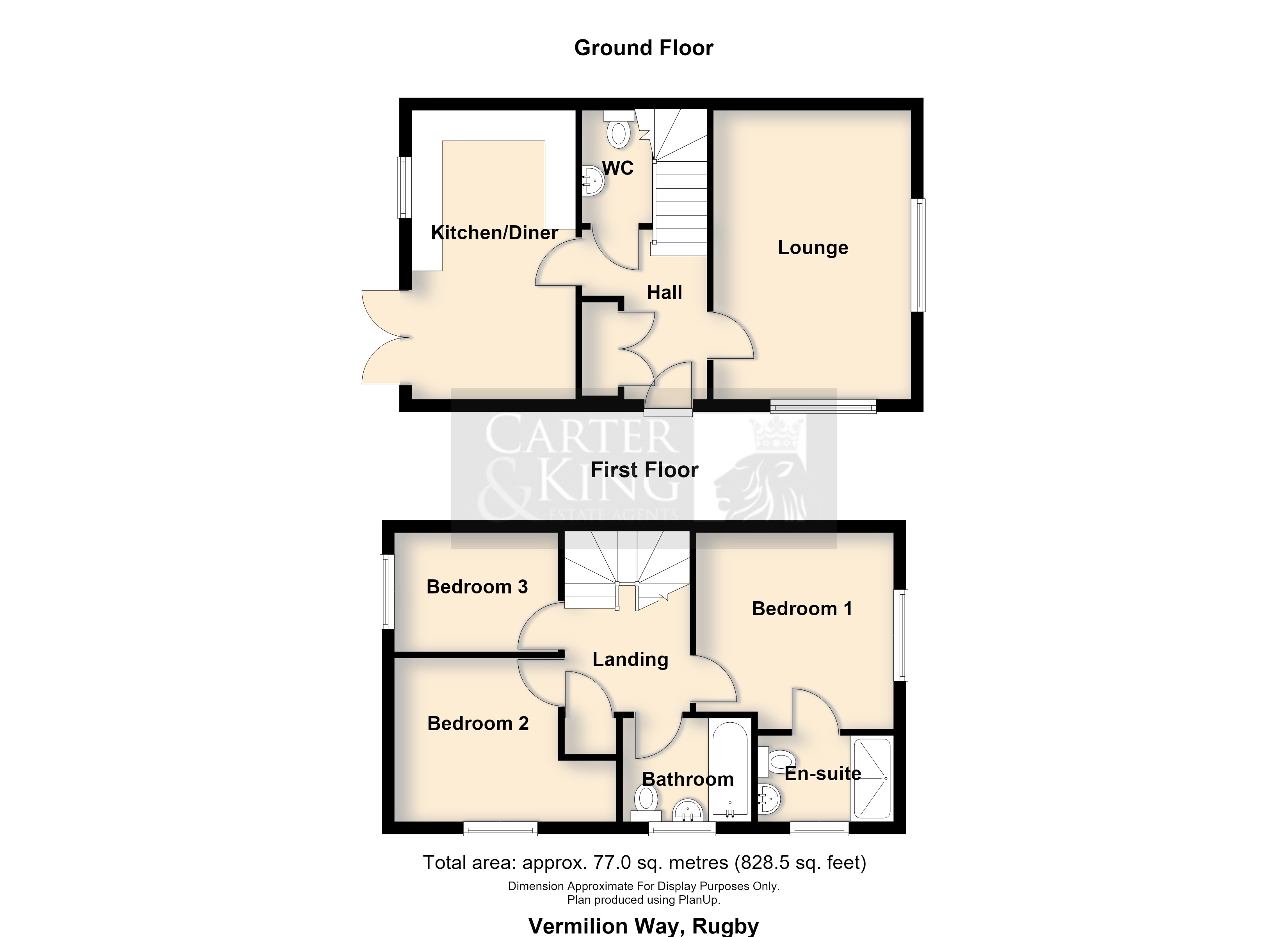 21, Vermilion Way, Rugby floorplan