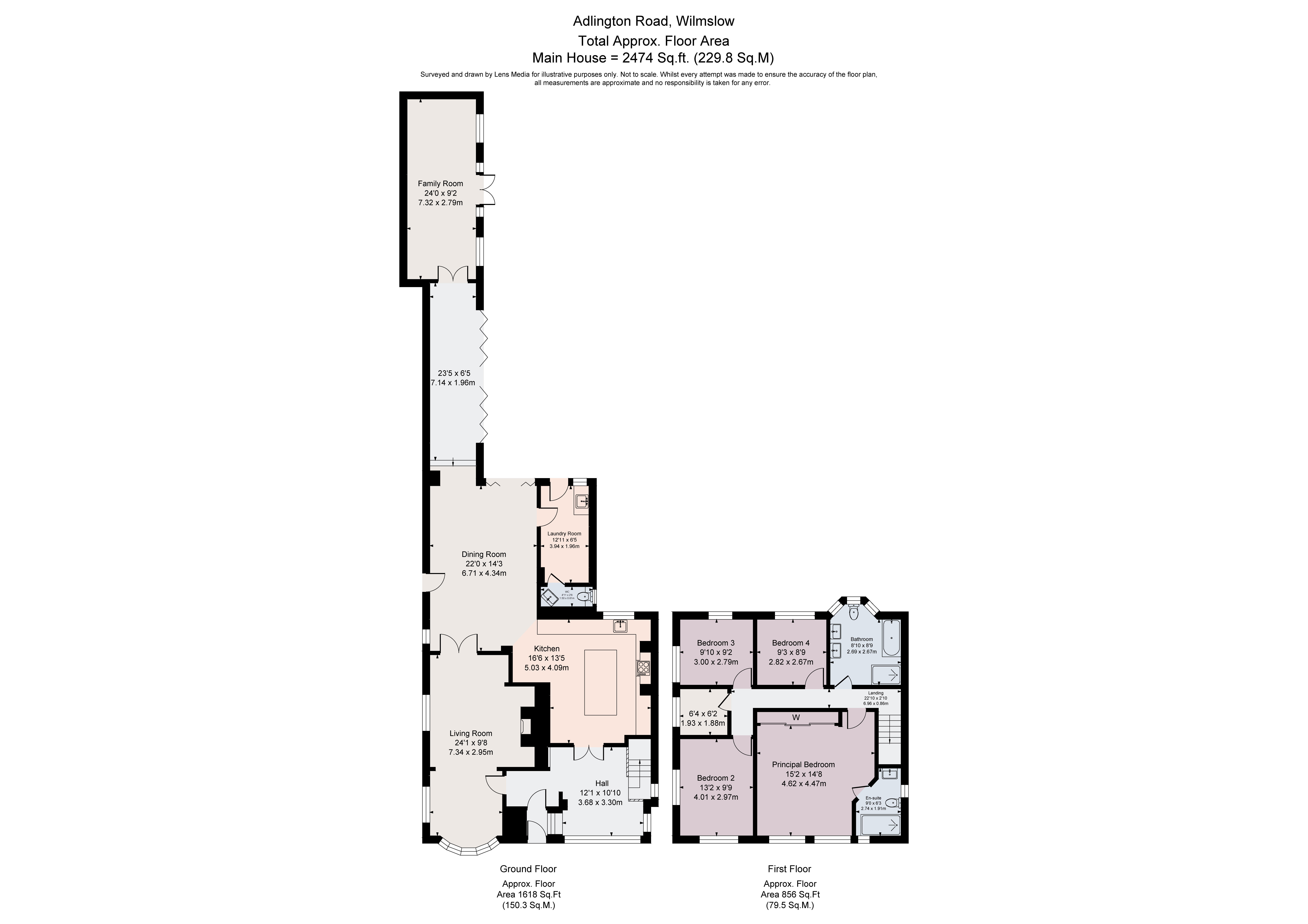 Highclere, 39, Adlington Road, Cheshire floorplan