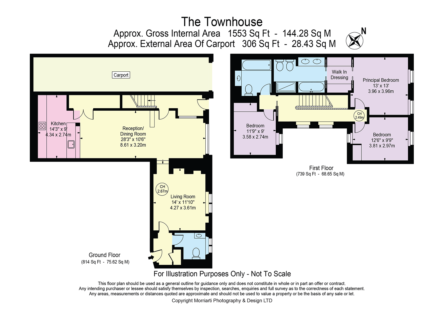 Flat 13, 6, Charles Street, London floorplan