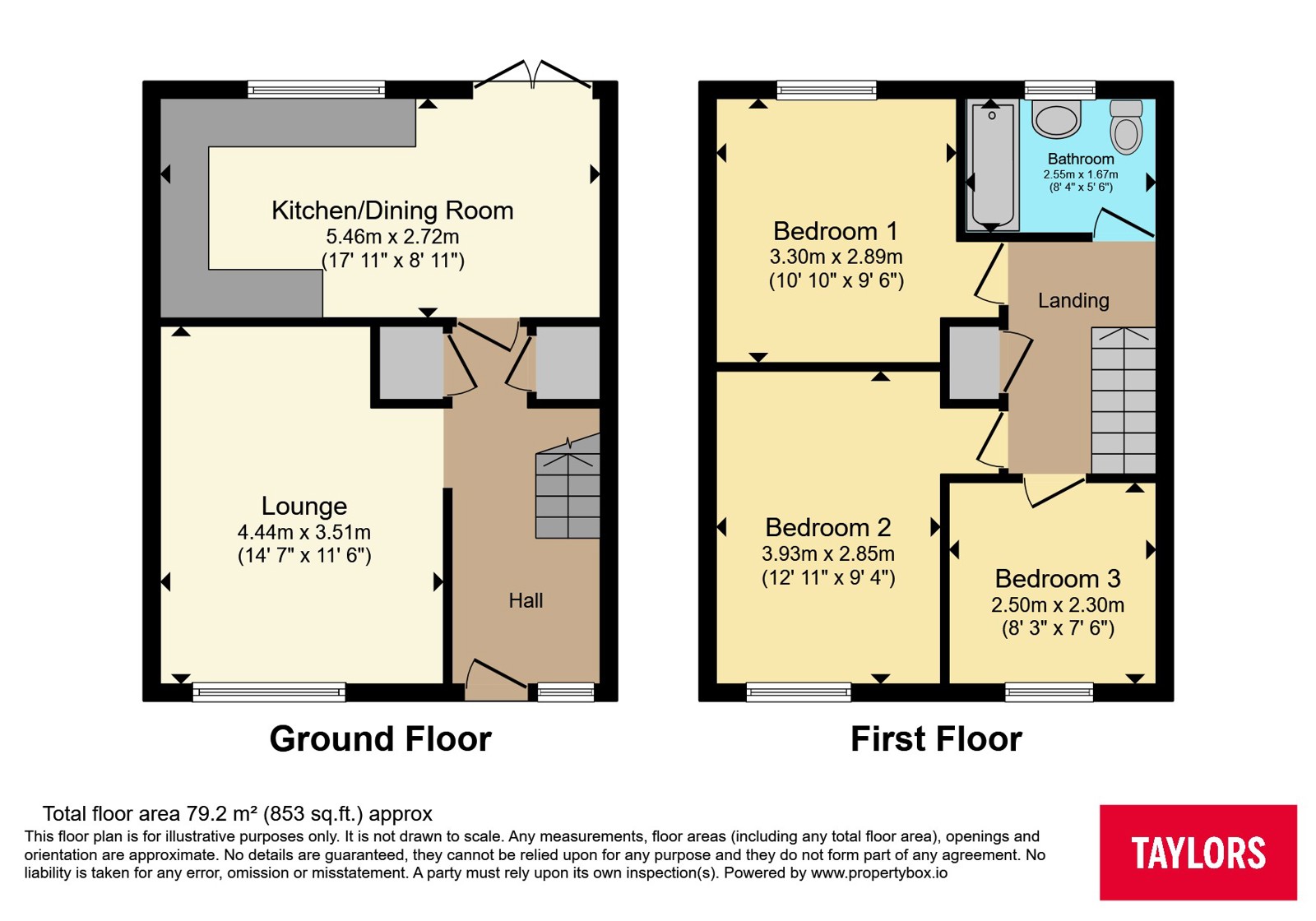 70, Kingscote, Bristol floorplan