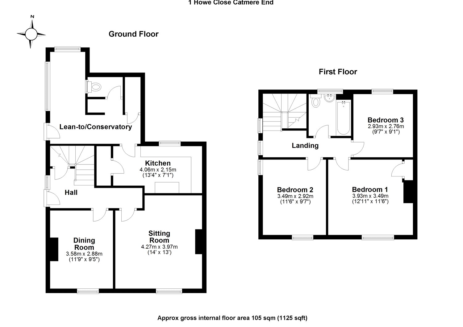 3 Bedrooms Semi-detached house for sale in Howe Close, Catmere End, Saffron Walden, Essex CB11