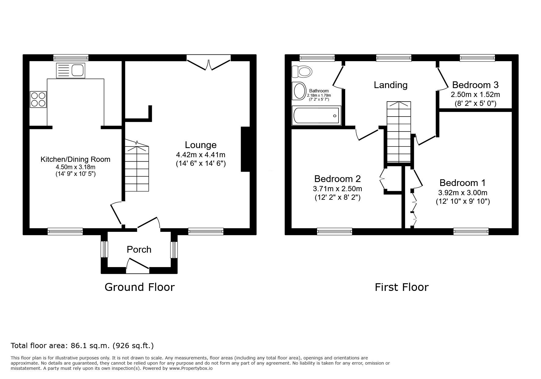 8, Tudor Way, Dewsbury floorplan