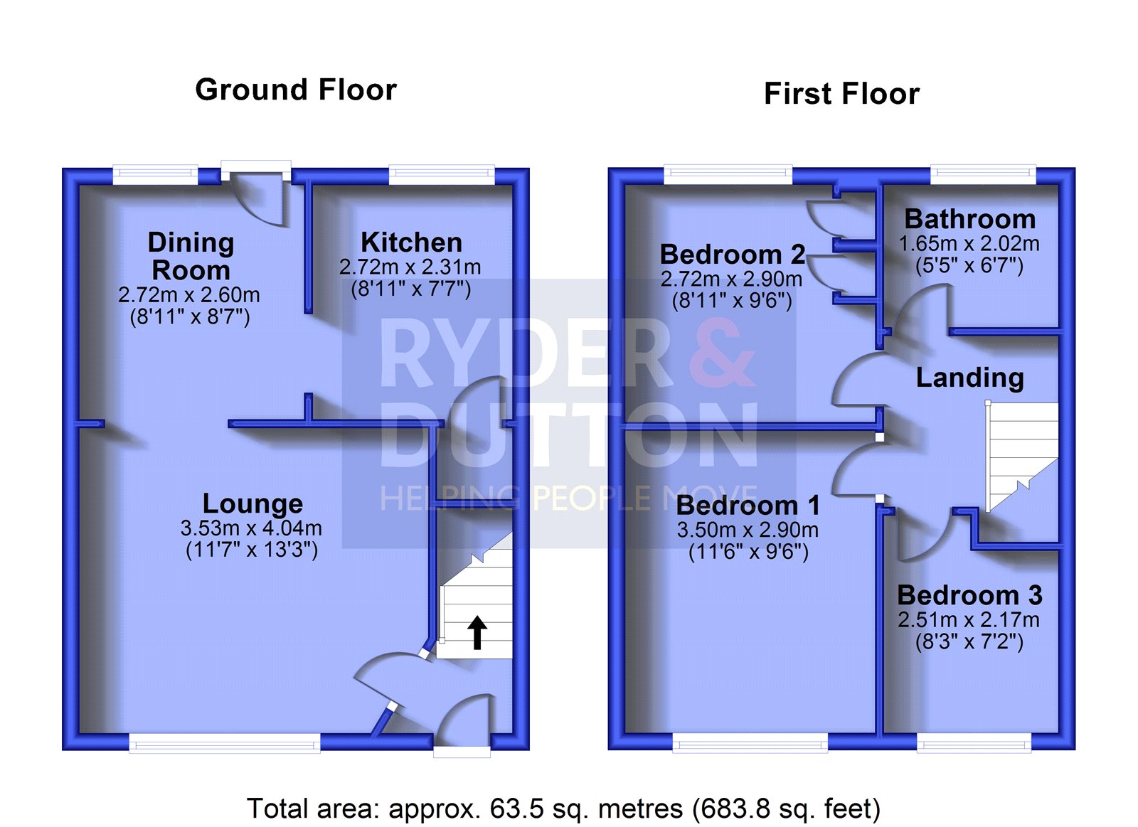 34, Link Road, Springhead floorplan