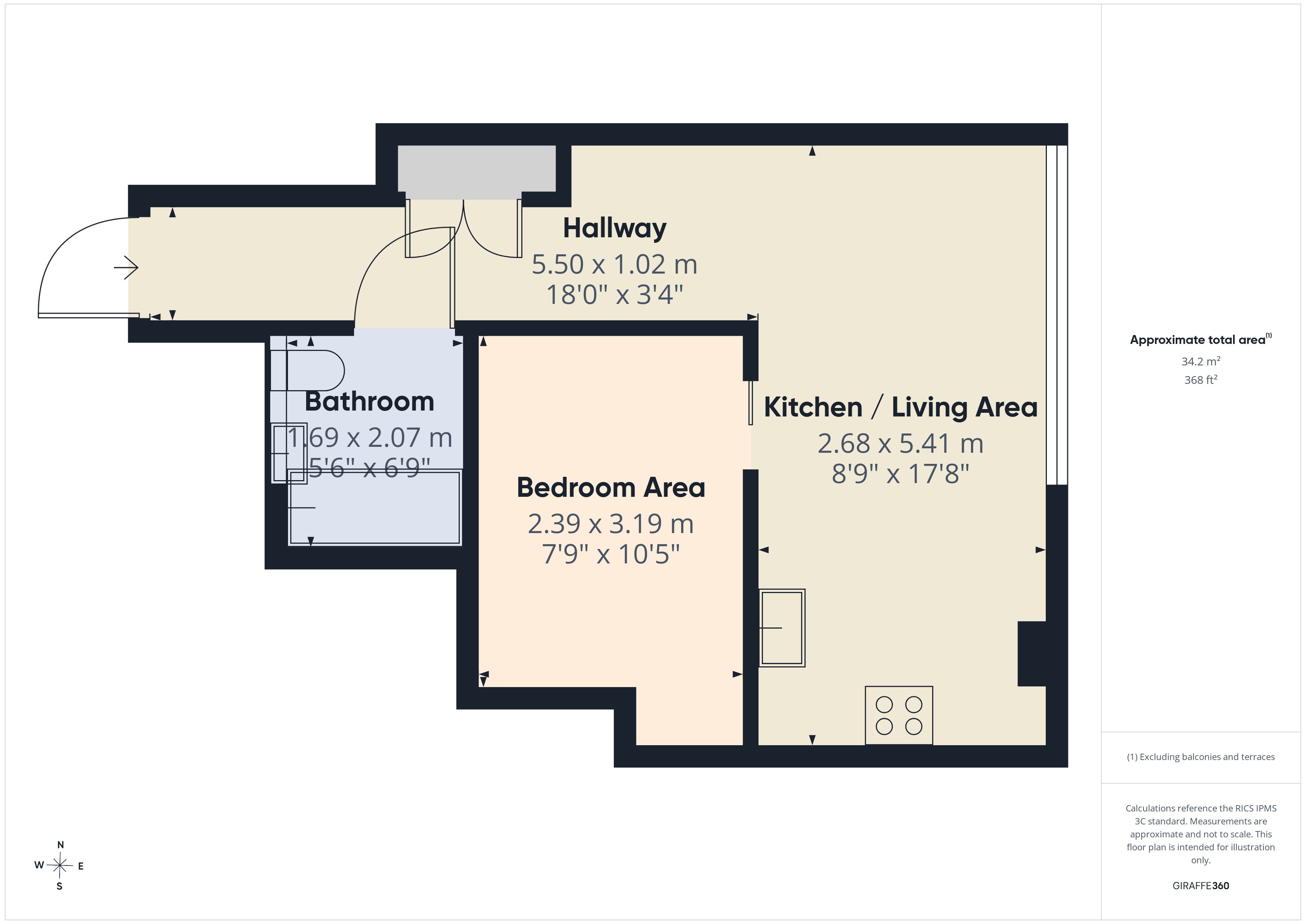 Flat 21 Mercury House, 8, Bath Road, Berkshire floorplan