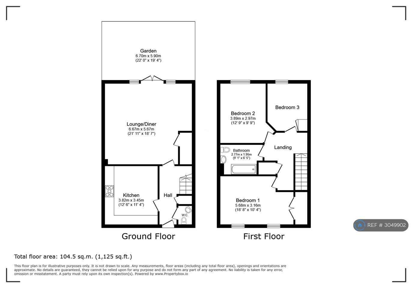 Craster Road, London floorplan