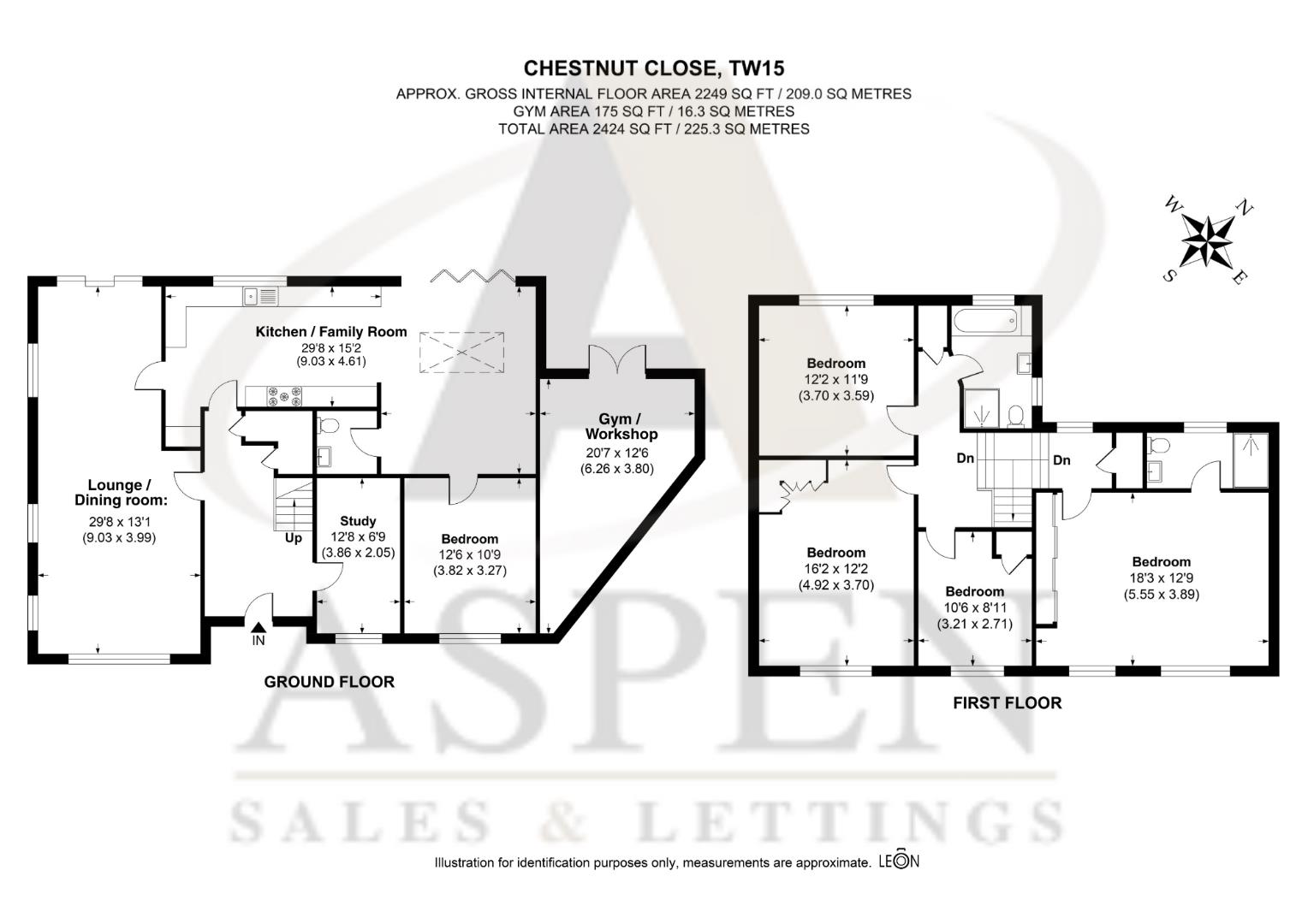 8, Chestnut Close, Ashford floorplan