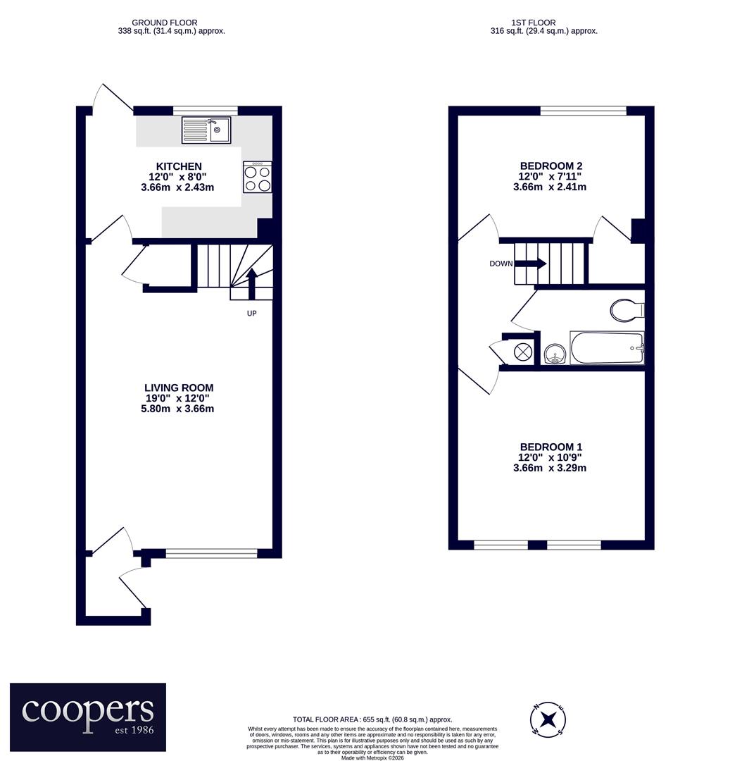39, Cleave Avenue, Hayes floorplan