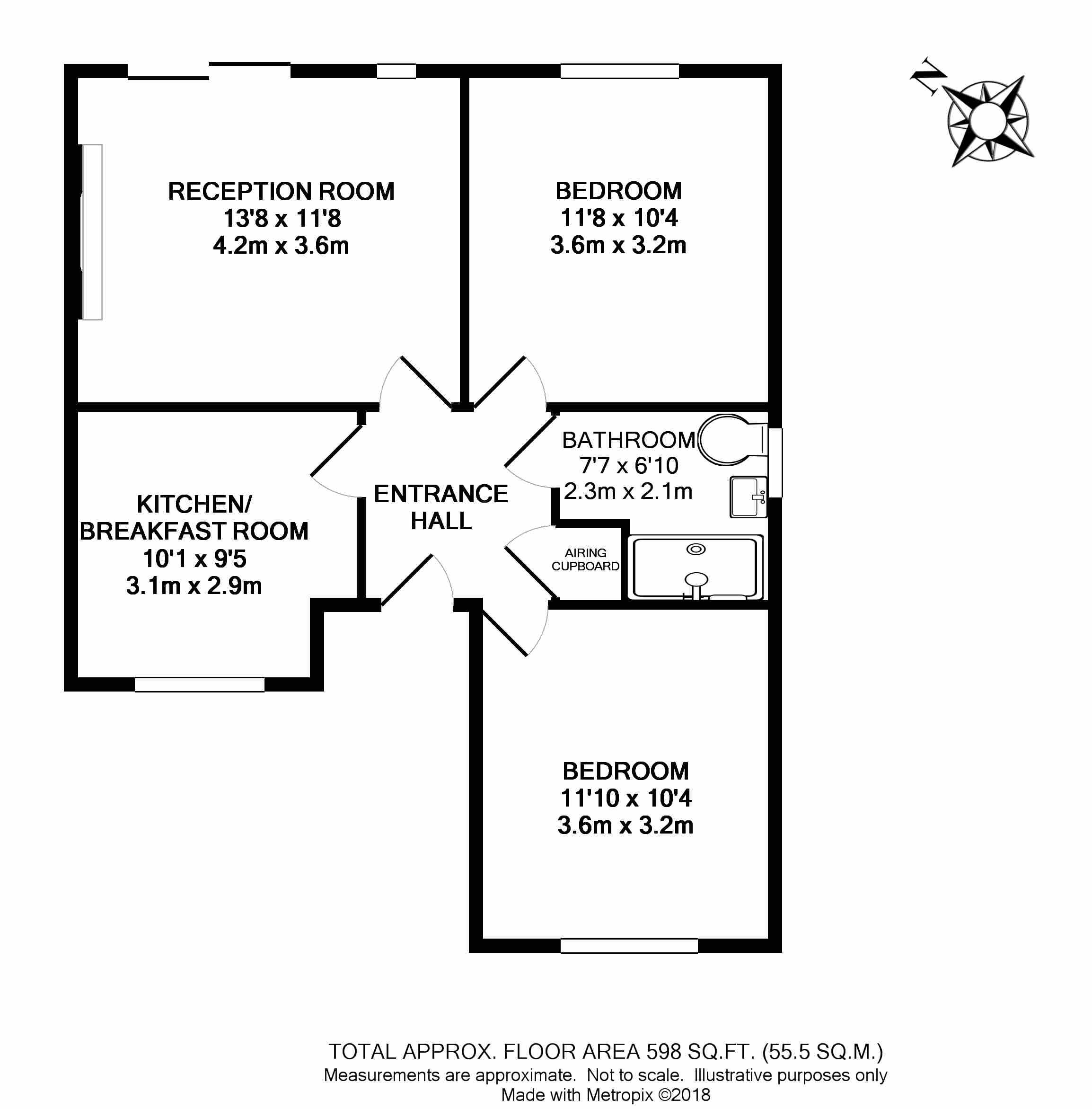 2 Bedrooms Detached bungalow for sale in Sherwood Gardens, Henley-On-Thames RG9