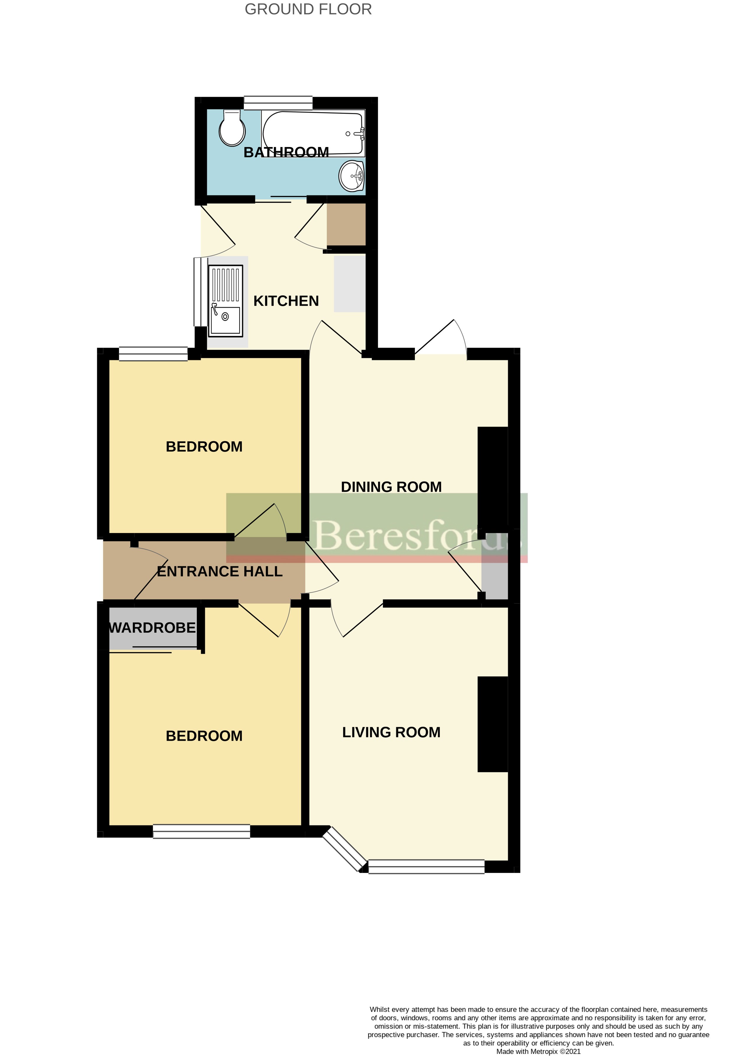 Wallace Crescent, Chelmsford CM2, 2 bedroom semidetached bungalow for
