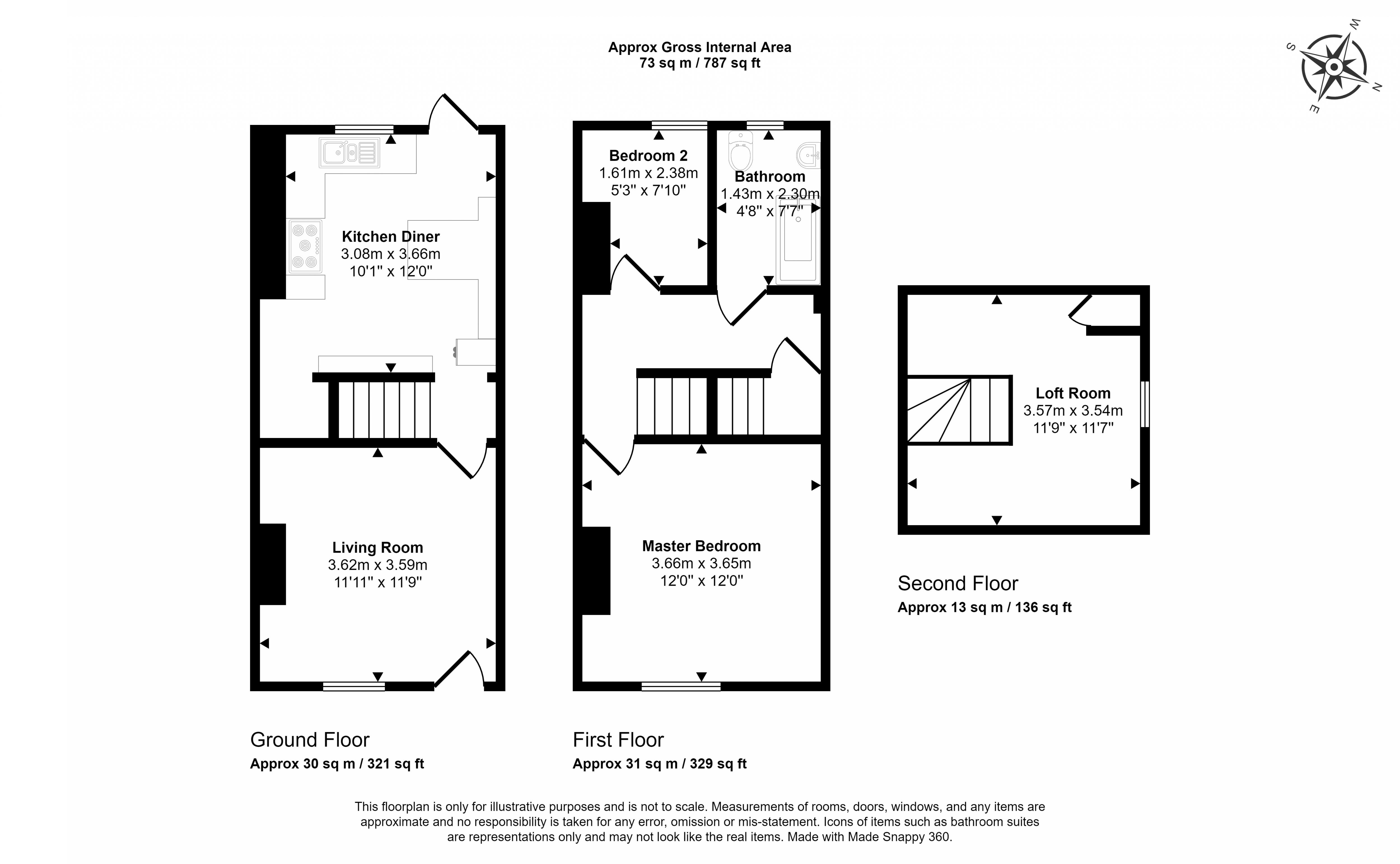 Swan Bank, Penn, Wolverhampton WV4, 2 bedroom terraced house for sale