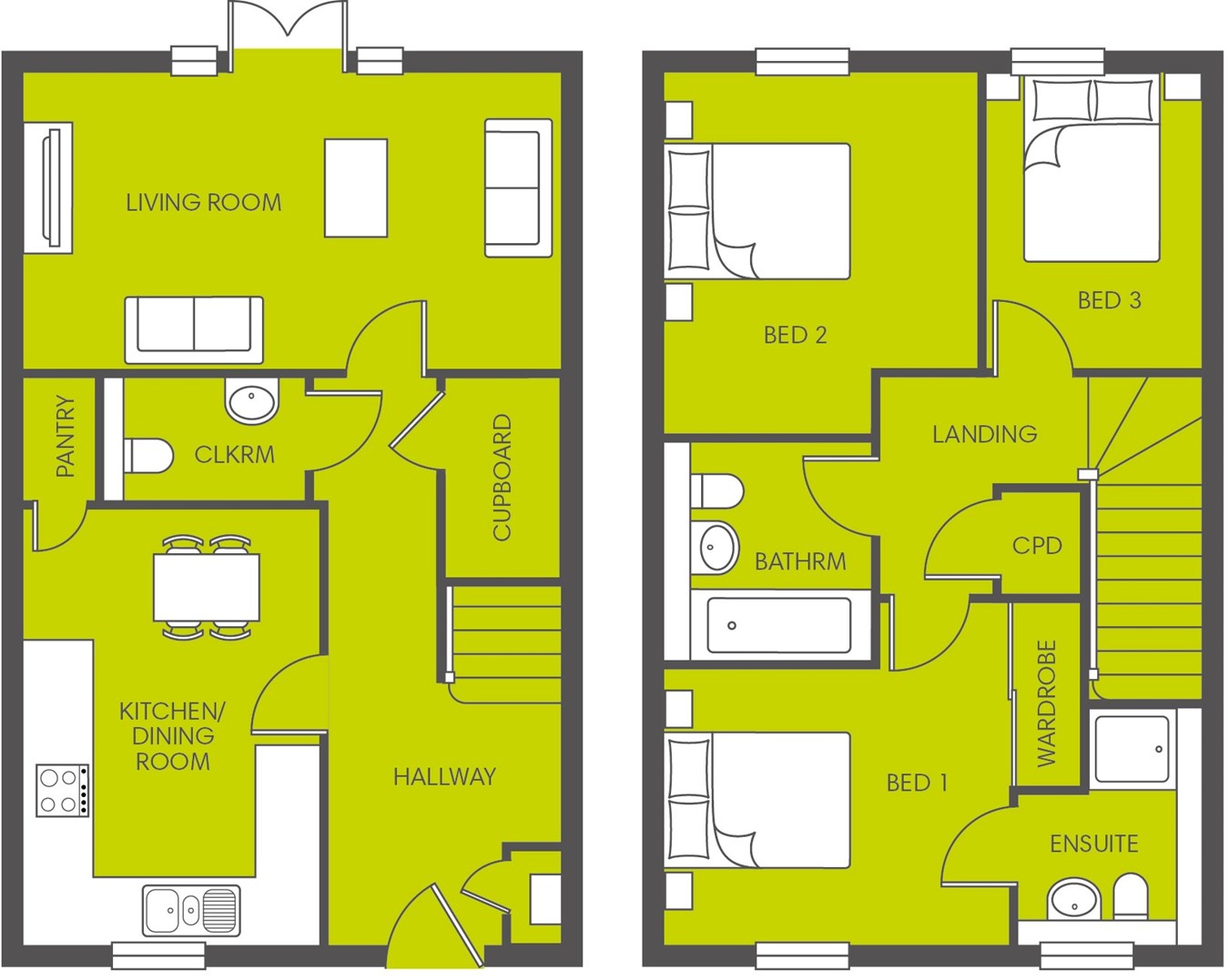 3 Bedrooms Terraced house for sale in Wilson Mews, Barrack Street, Colchester CO1