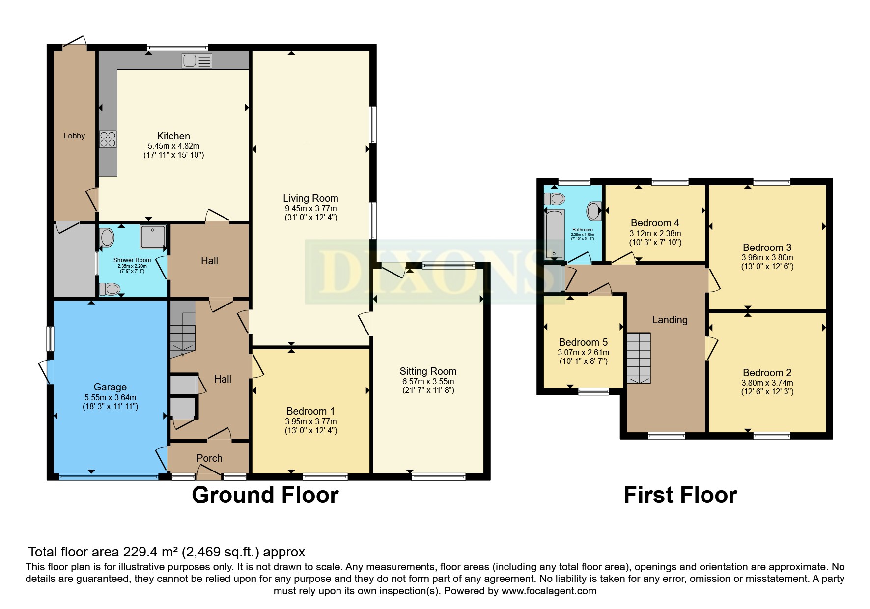 130, Pershore Road, West Midlands floorplan