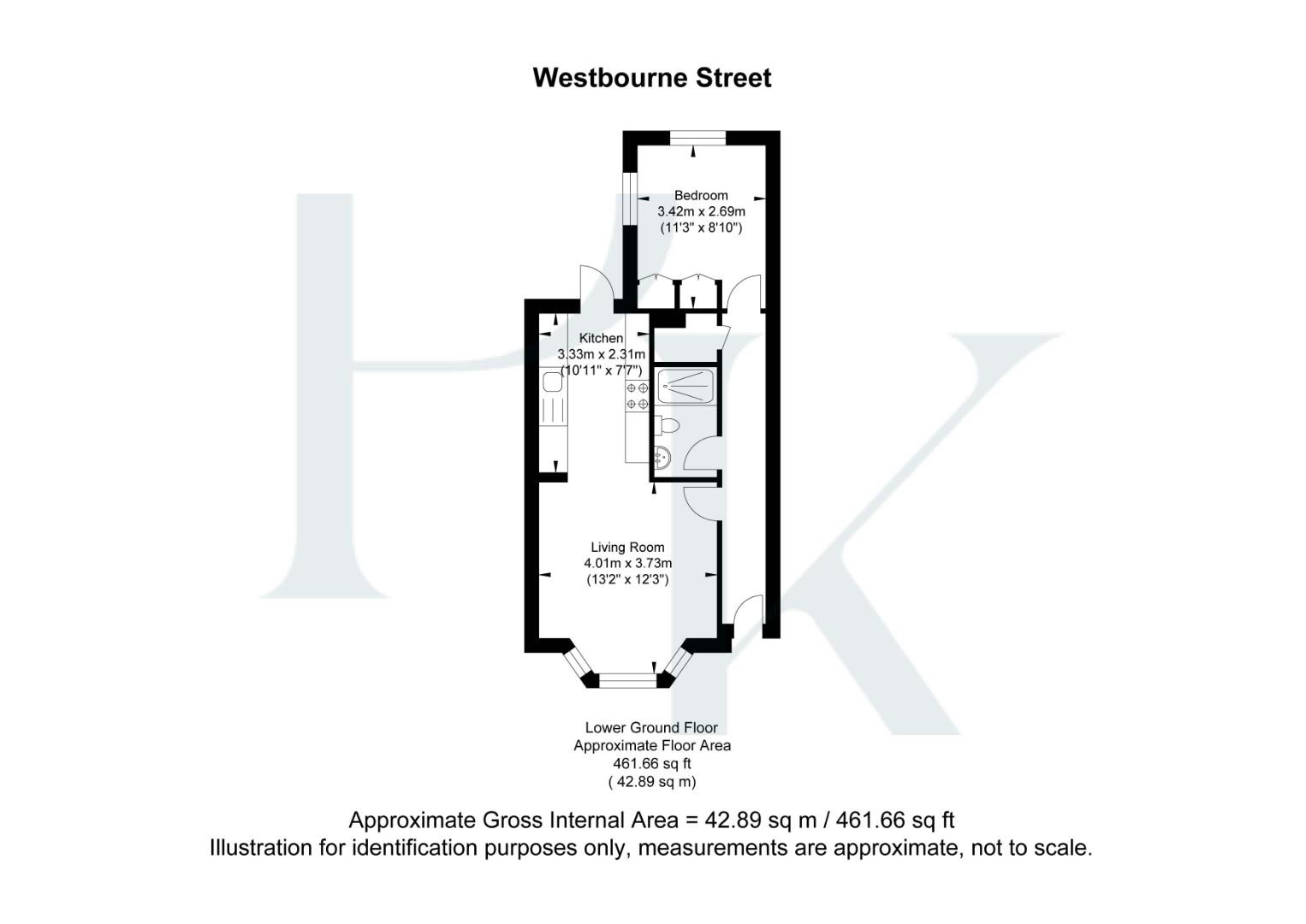 Westbourne Street, Hove floorplan