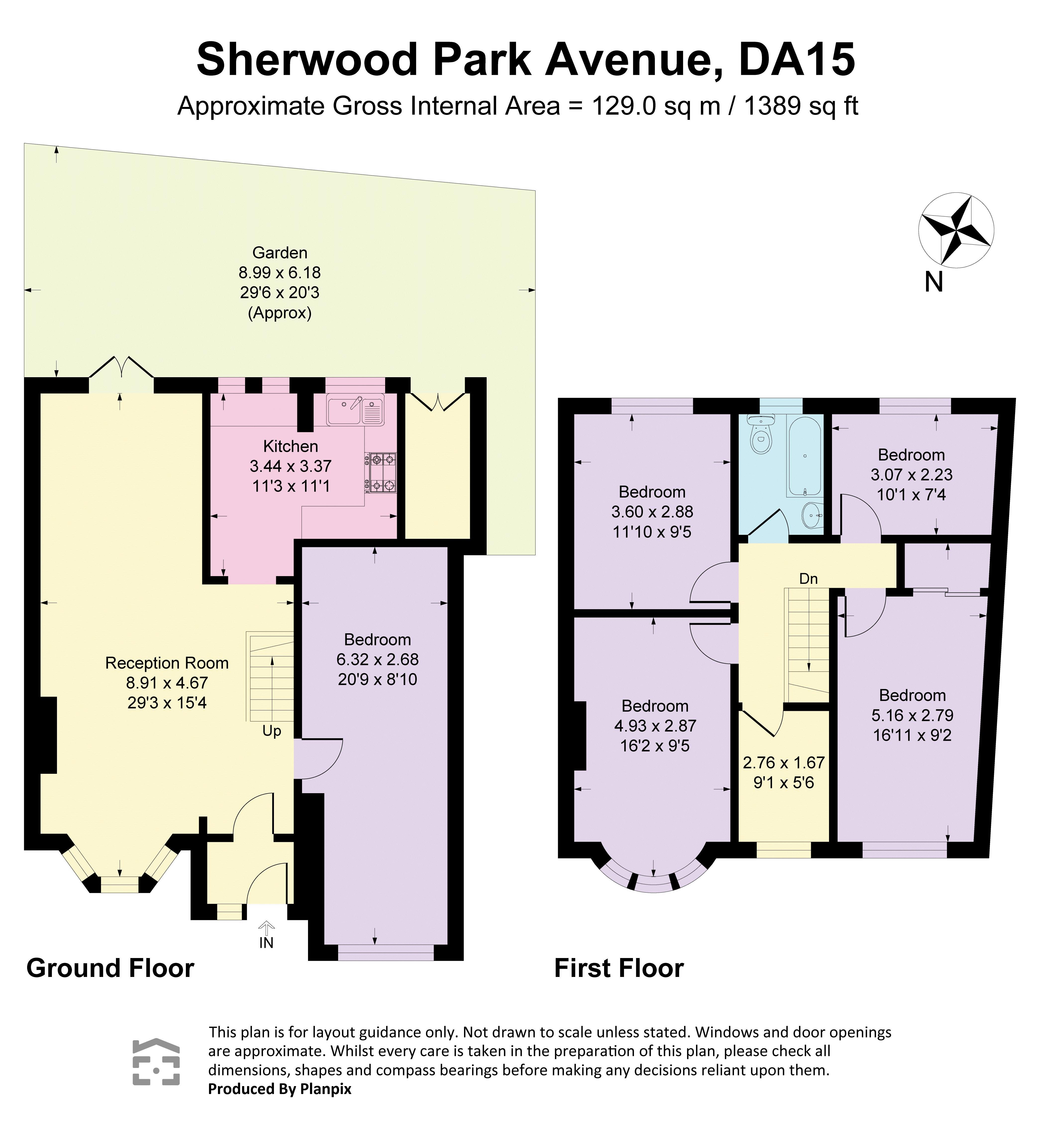 14, Sherwood Park Avenue, Sidcup floorplan