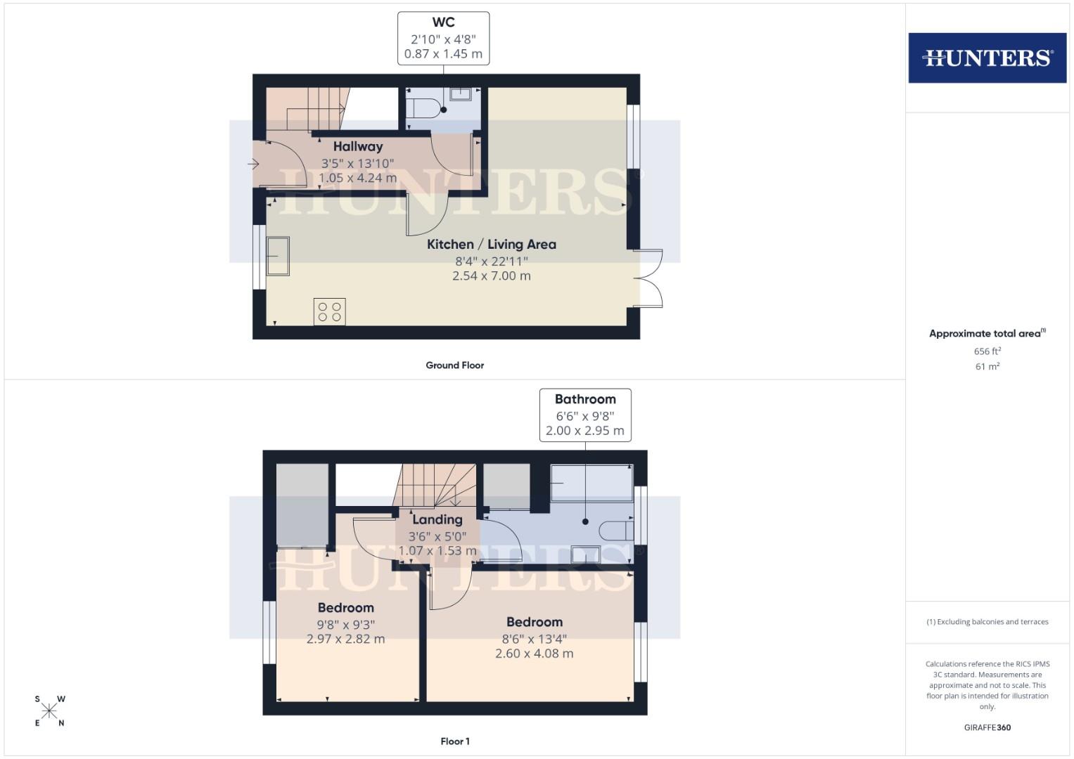 78, Sunrise Drive, Filey floorplan