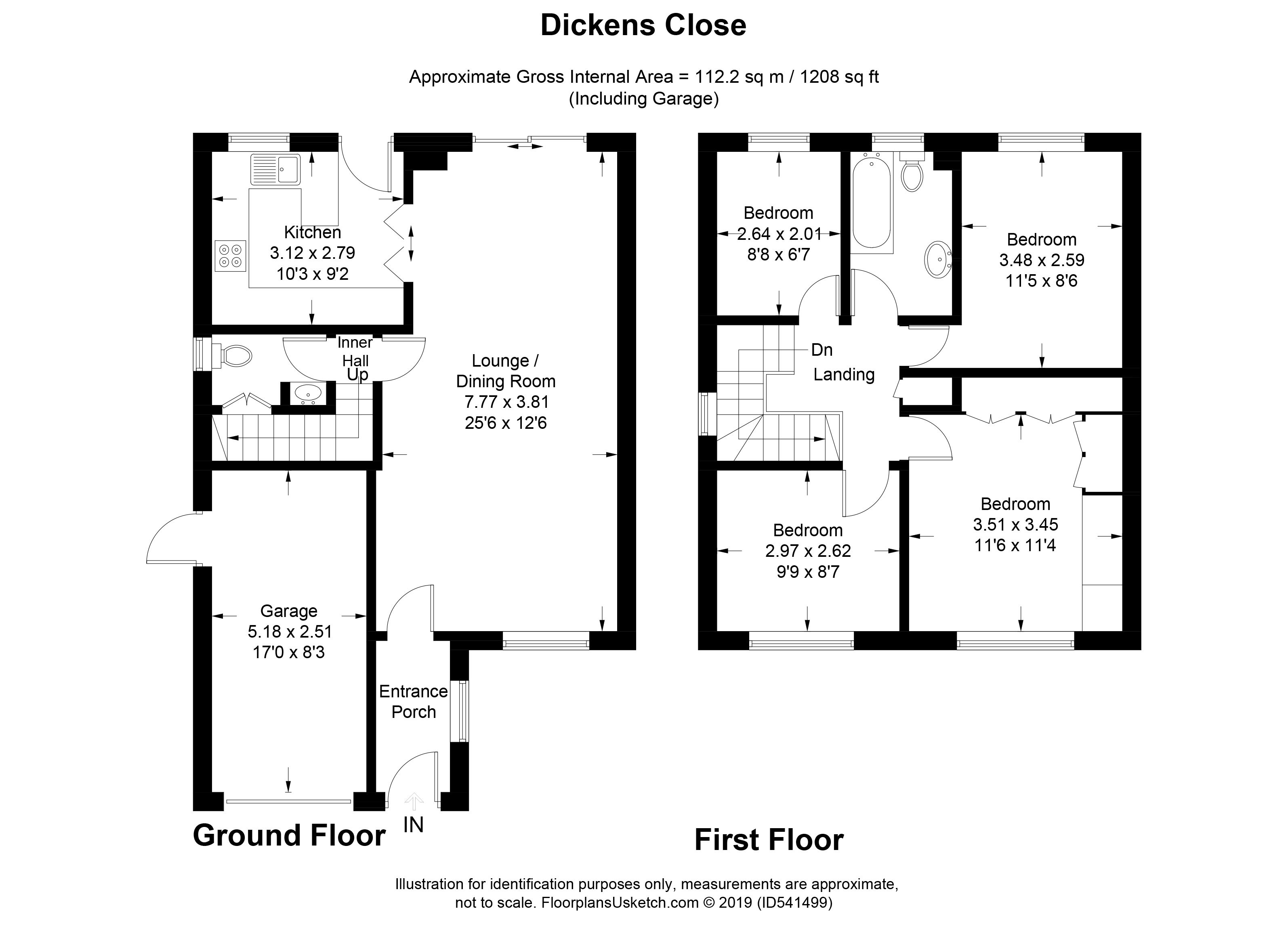 4 Bedrooms Semi-detached house for sale in Dickens Close, Cheshunt, Waltham Cross EN7