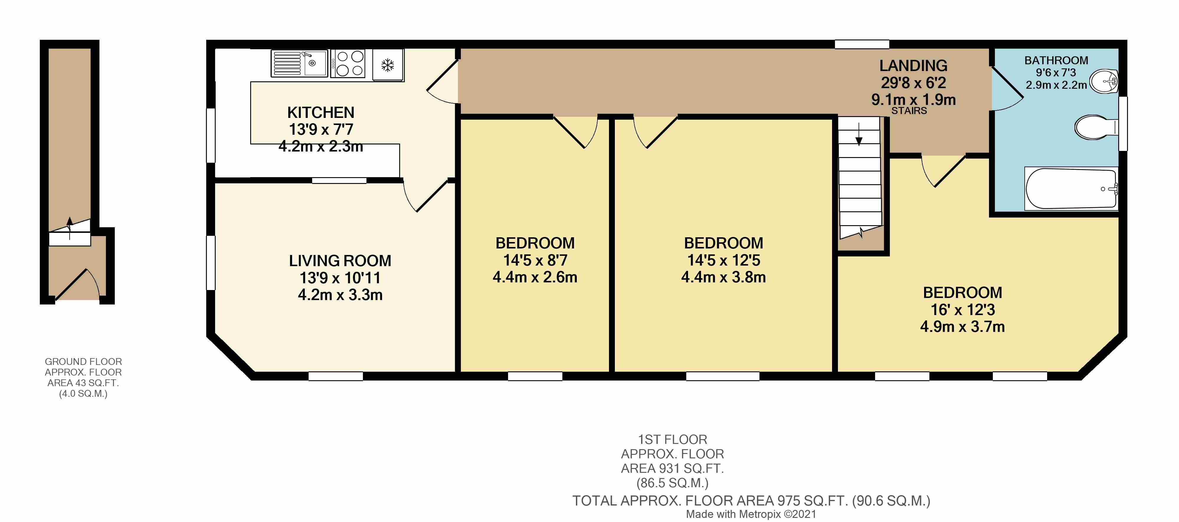 Flat 2, 137, School Lane, Manchester floorplan