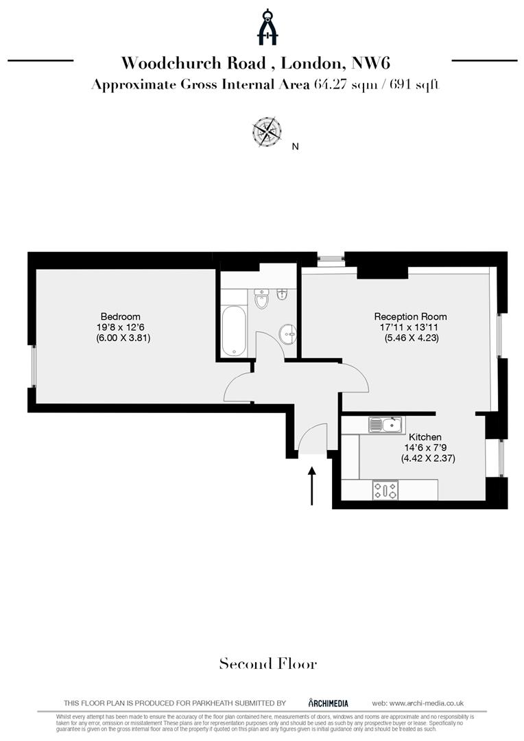 Woodchurch Road, London floorplan