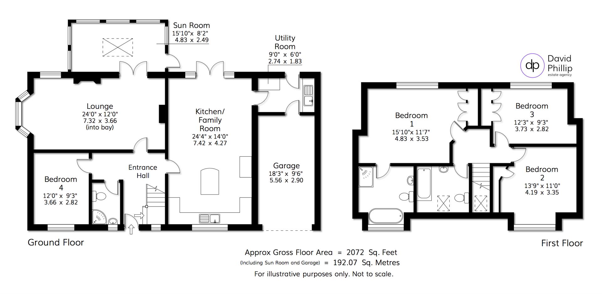 19, Eastgate Close, Leeds floorplan