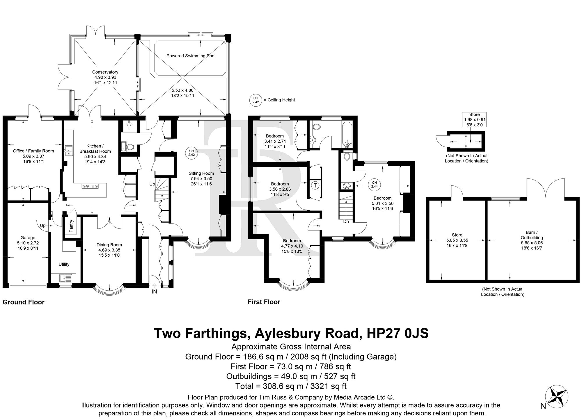 Two Farthings Aylesbury Road, Princes Risborough floorplan