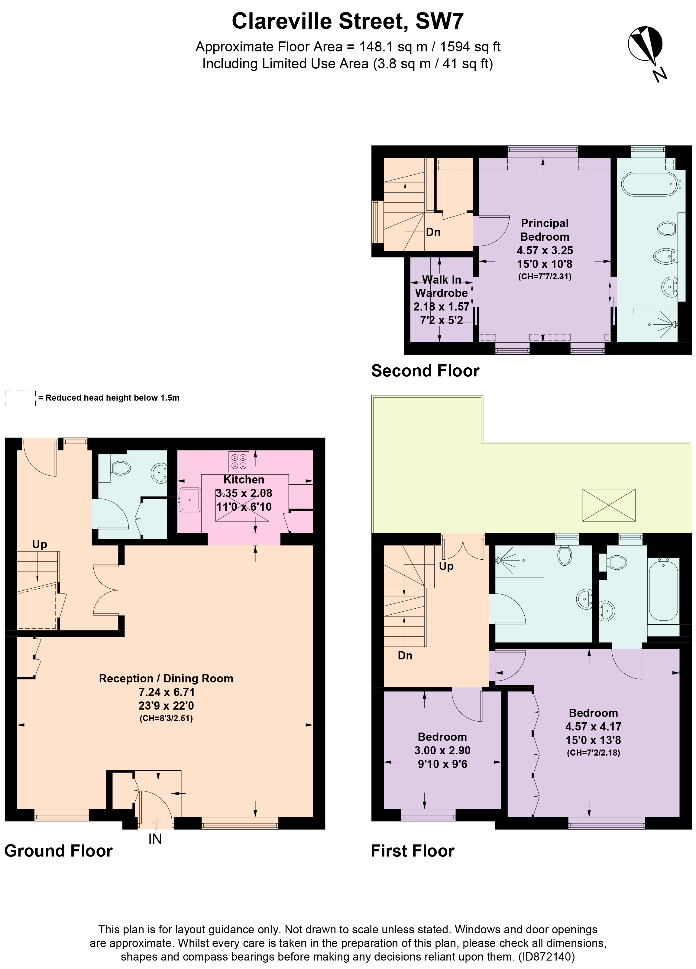 Clareville Street, London SW7, 3 bedroom terraced house for sale