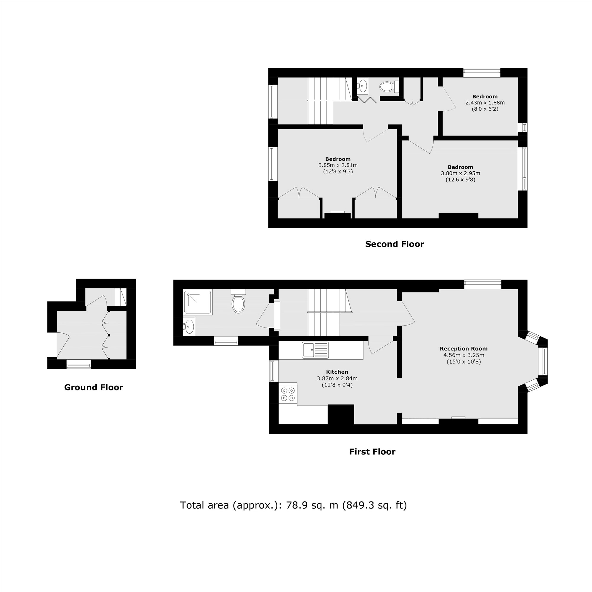 11, Arden Road, London floorplan