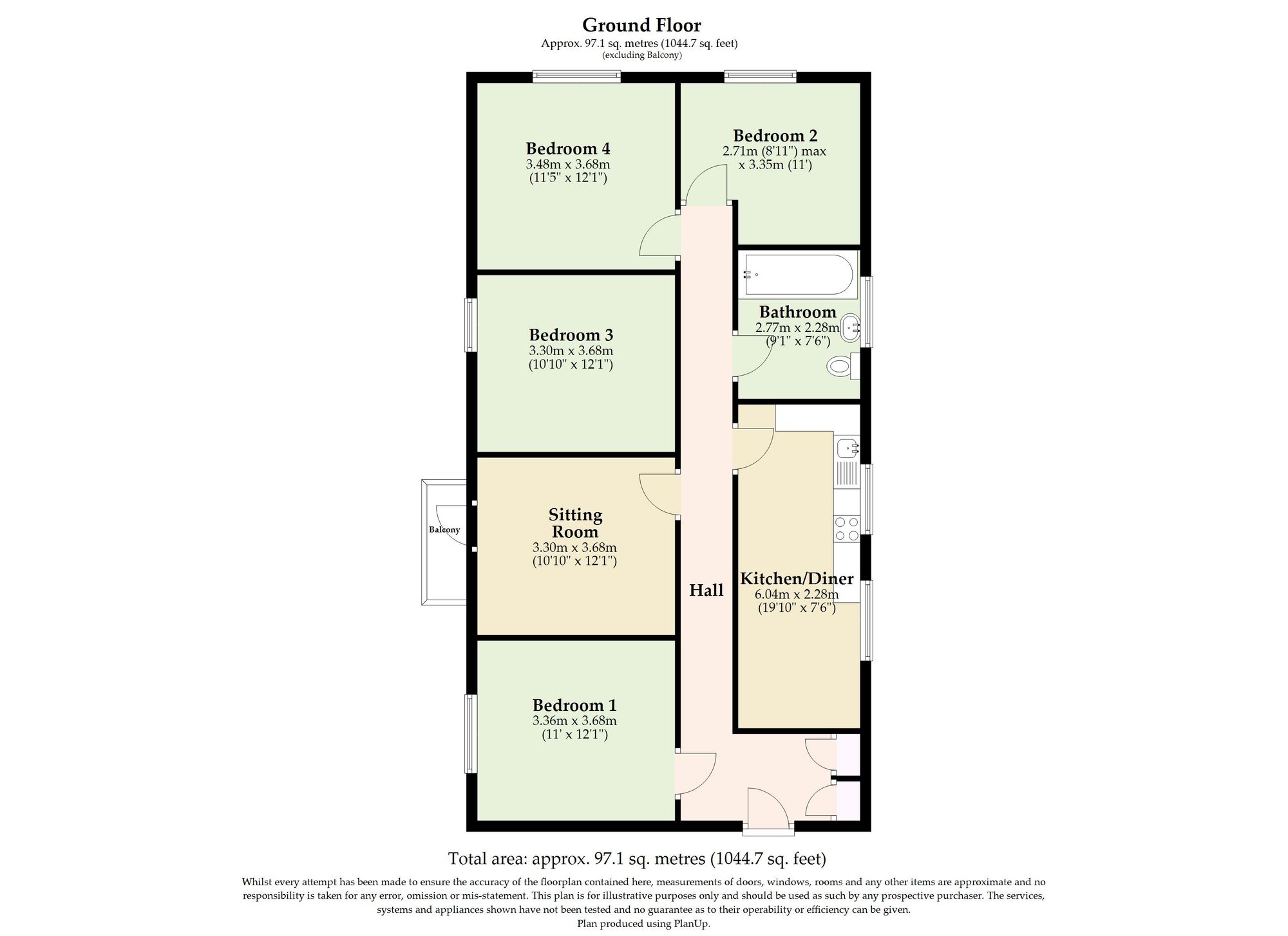 156 Mousehold Street, Norwich floorplan