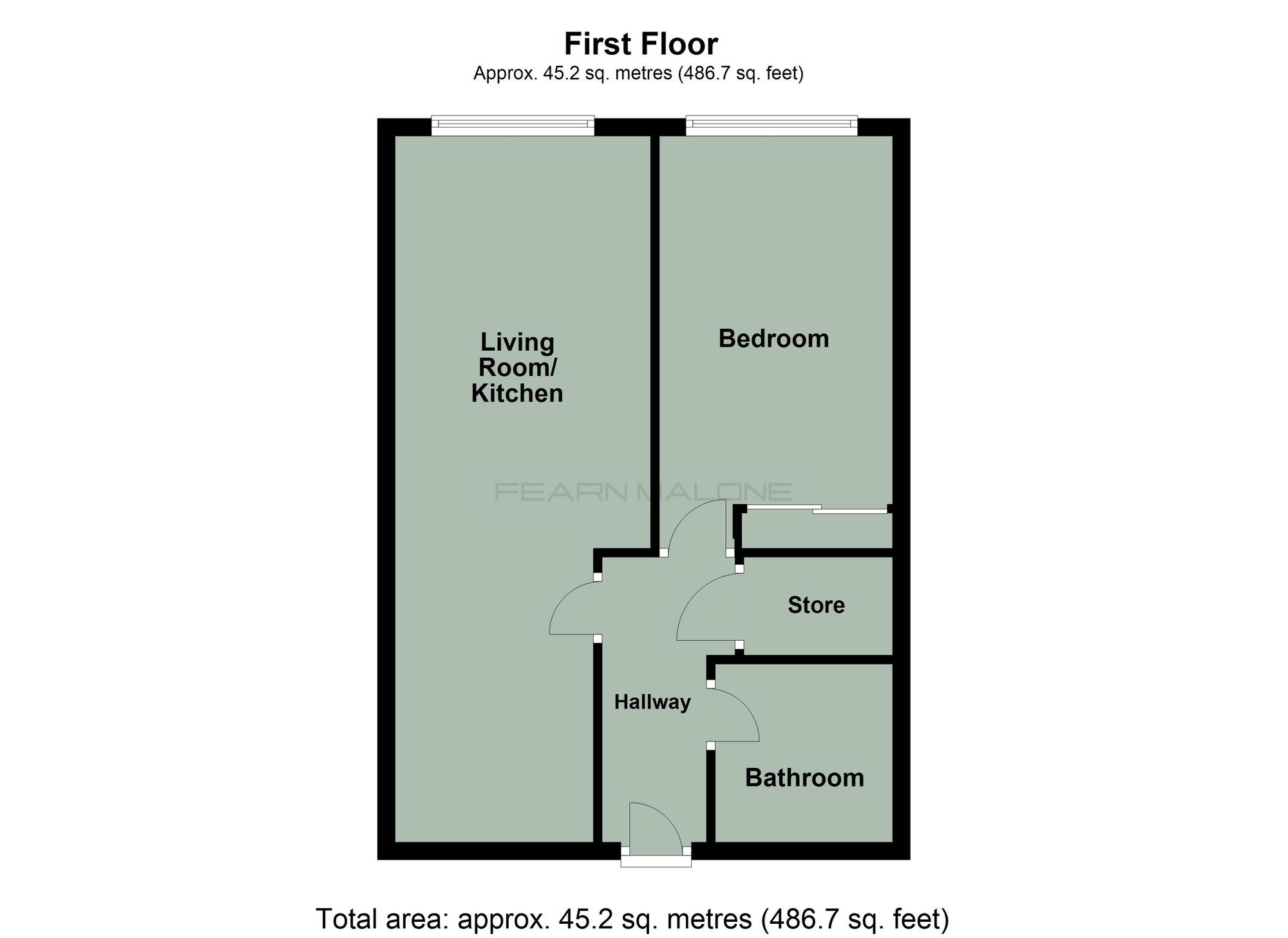 Flat 7, The Co-Operative, Coventry floorplan