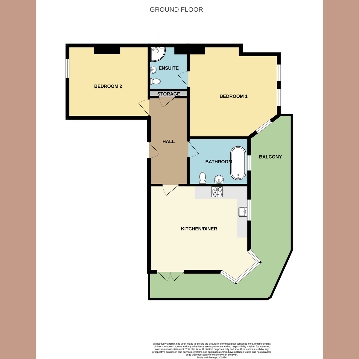 Flat 6, 1-3, Station Road, Westcliff On Sea floorplan