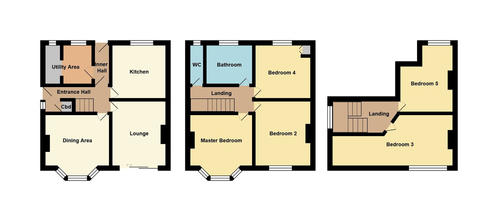 Tyn-y-Wern Villas,3, Caerphilly floorplan