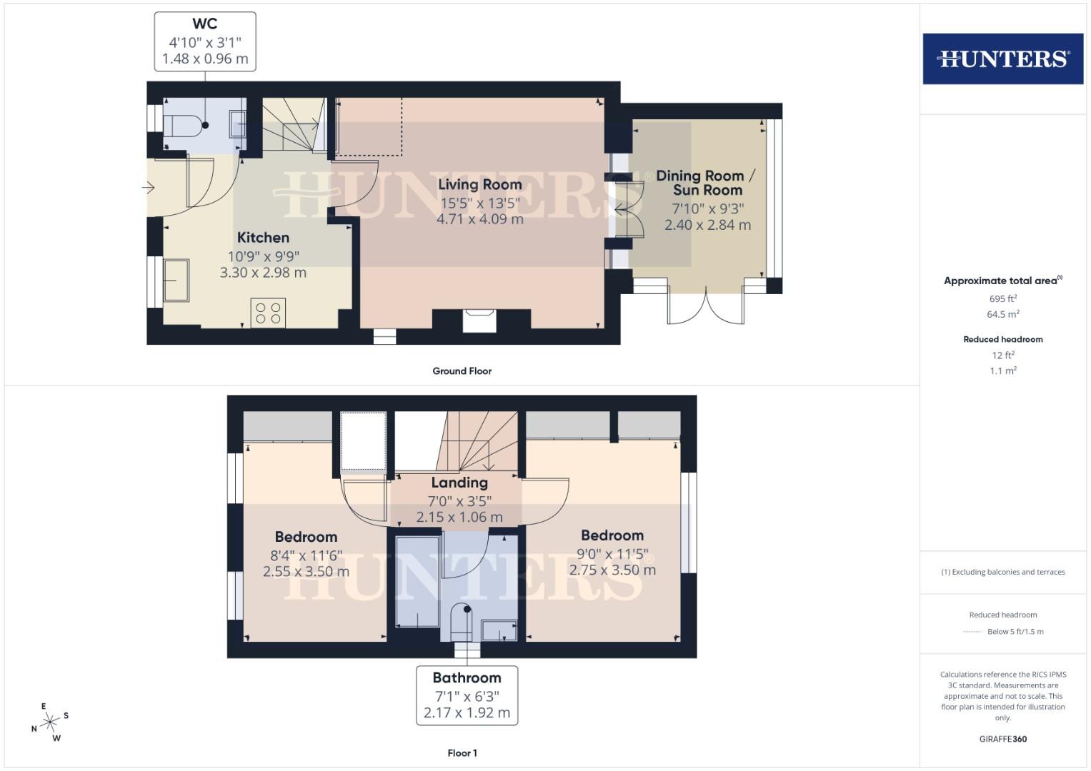 25, Pebble Lane, Filey floorplan