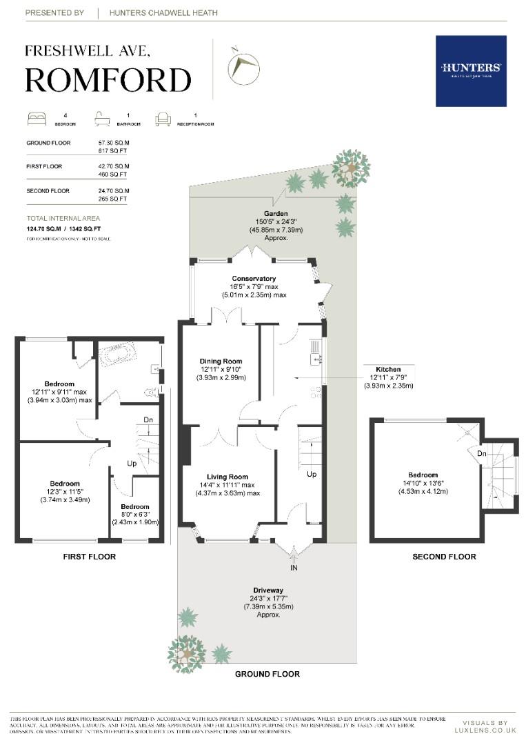 68, Freshwell Avenue, Romford floorplan