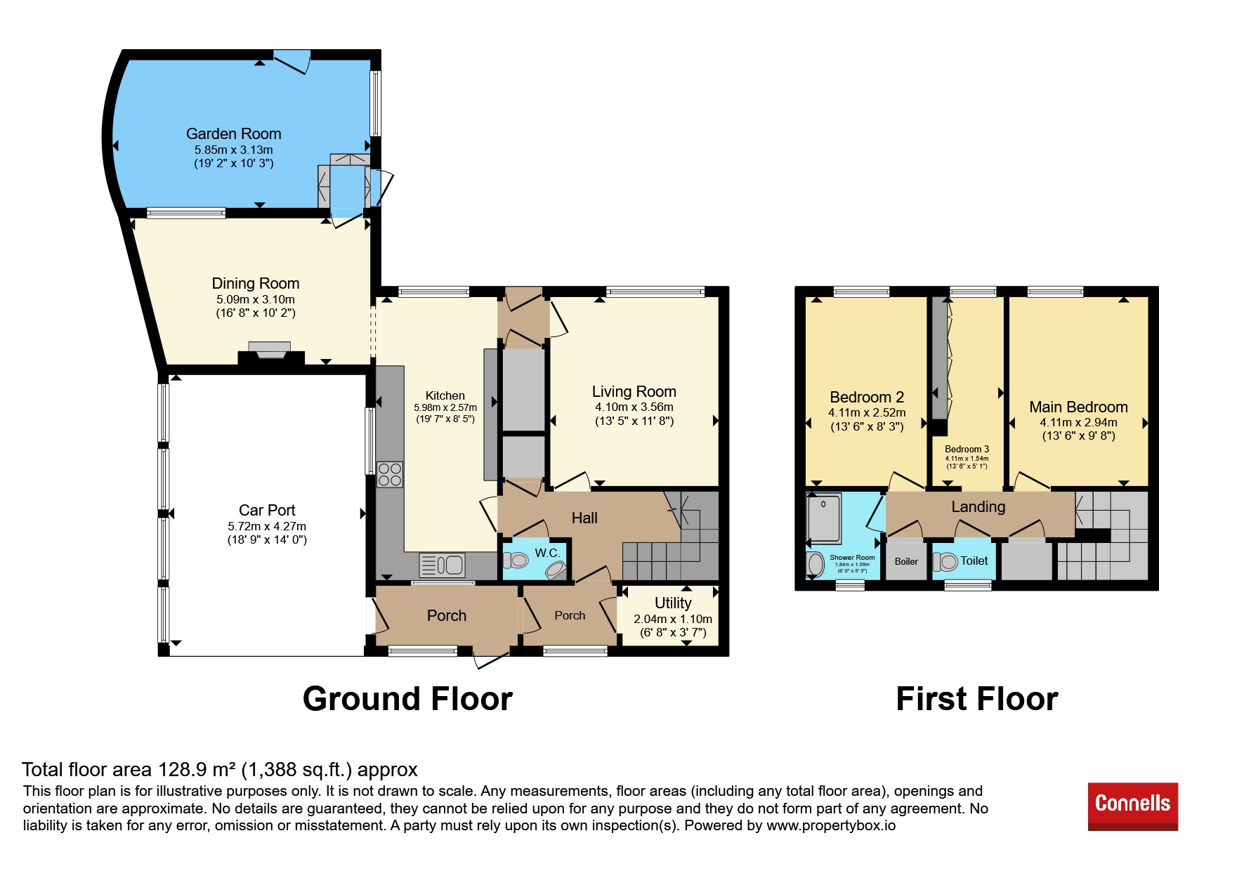 20, Lincoln Close, Lichfield floorplan