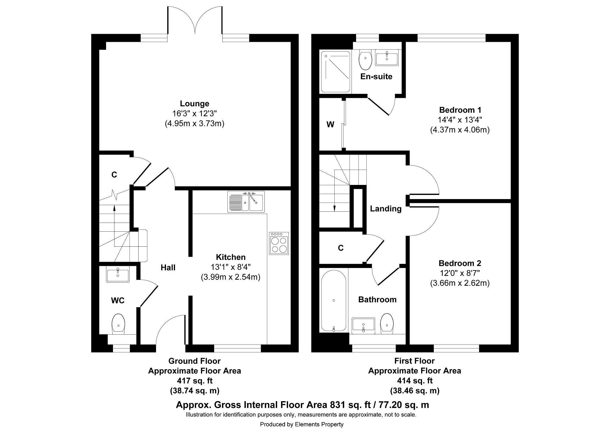 4, Oriel Road, Horsham floorplan