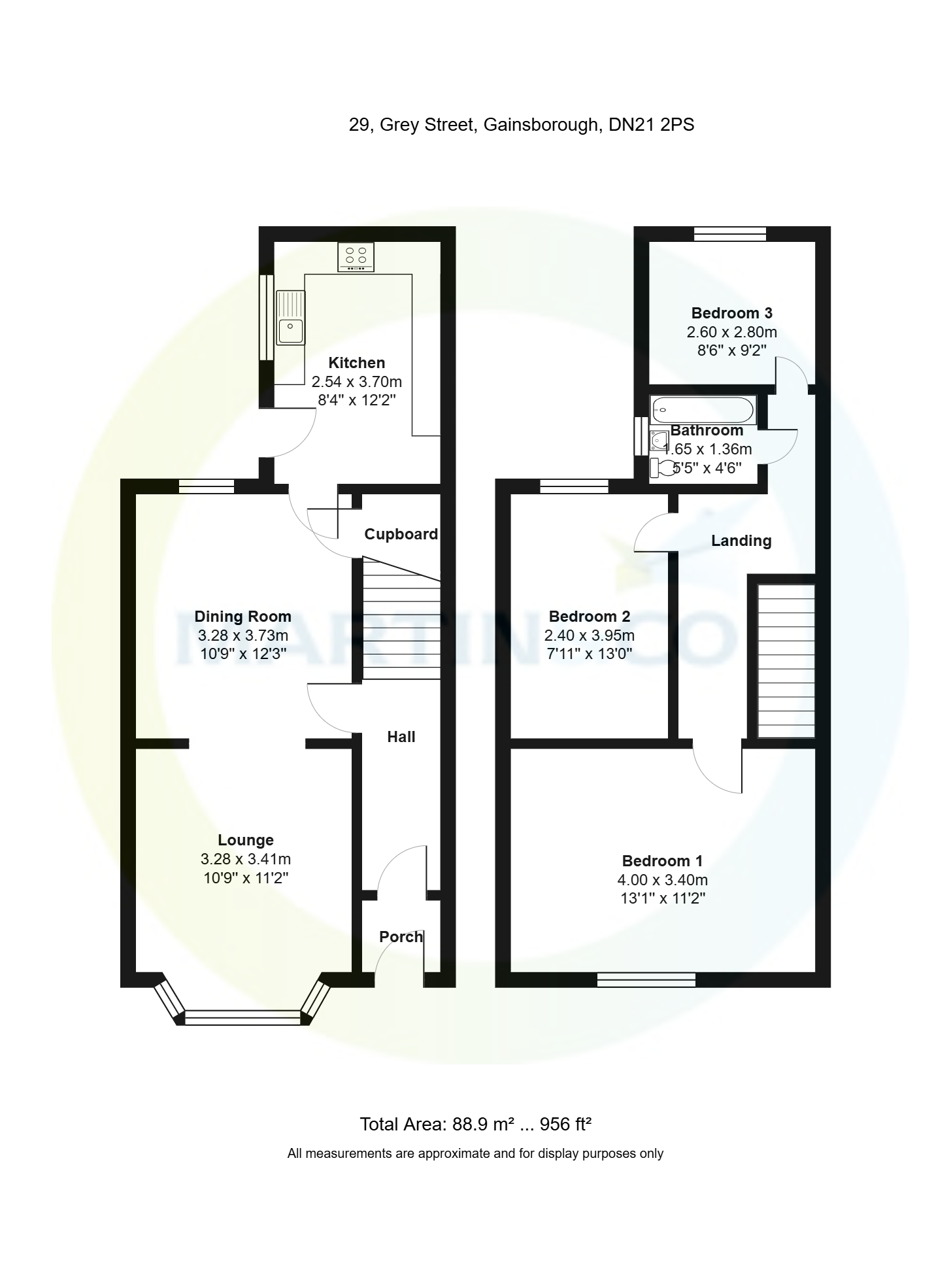 29, Grey Street, Gainsborough floorplan