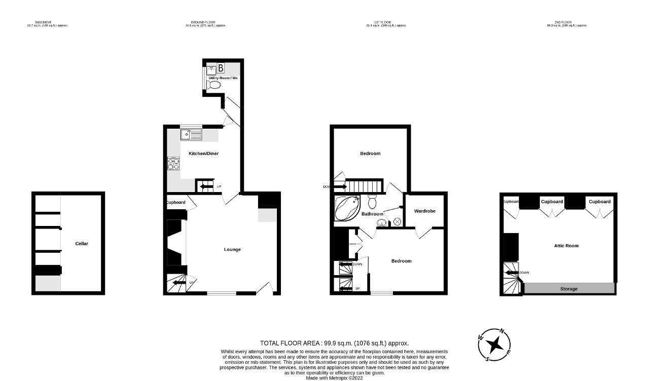 4, High Street, Canterbury floorplan