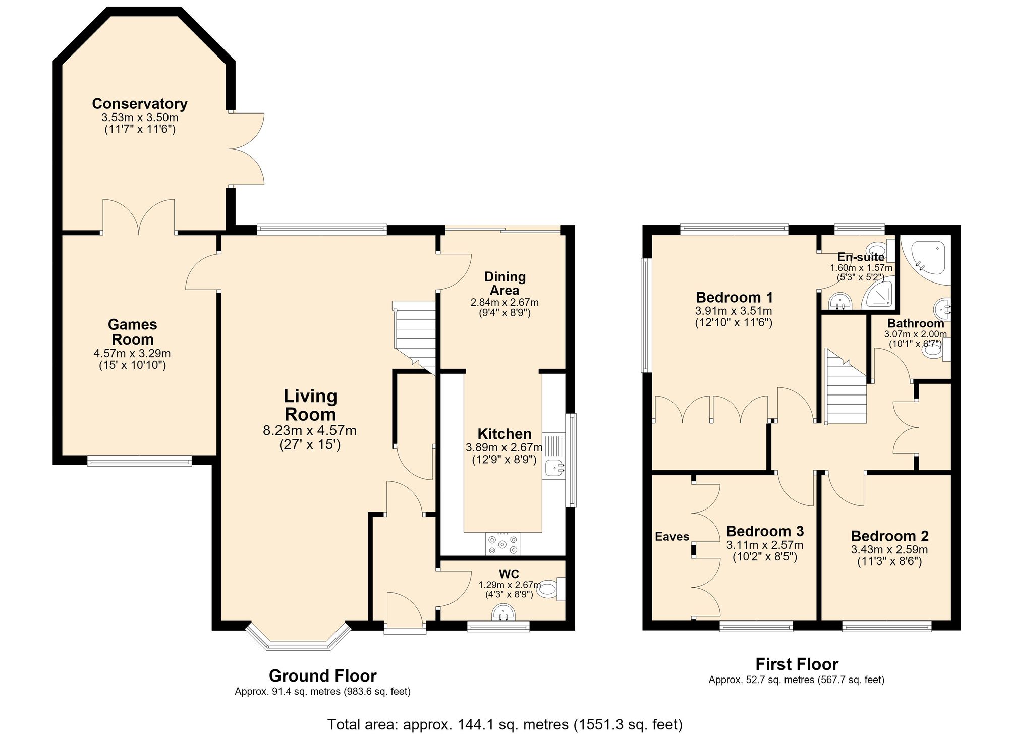 26 Fern Avenue, Accrington floorplan