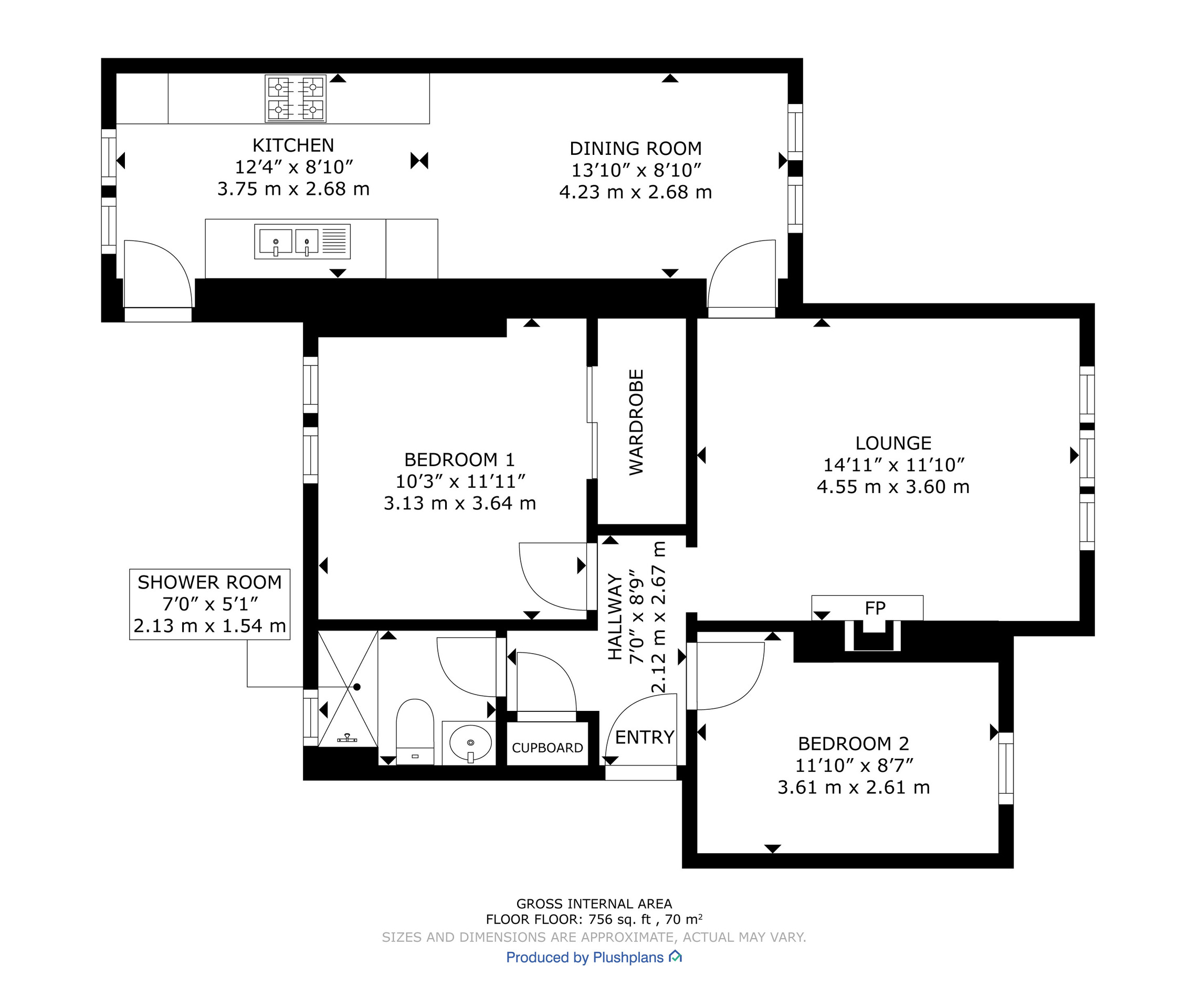 G78 3HY, Glasgow floorplan