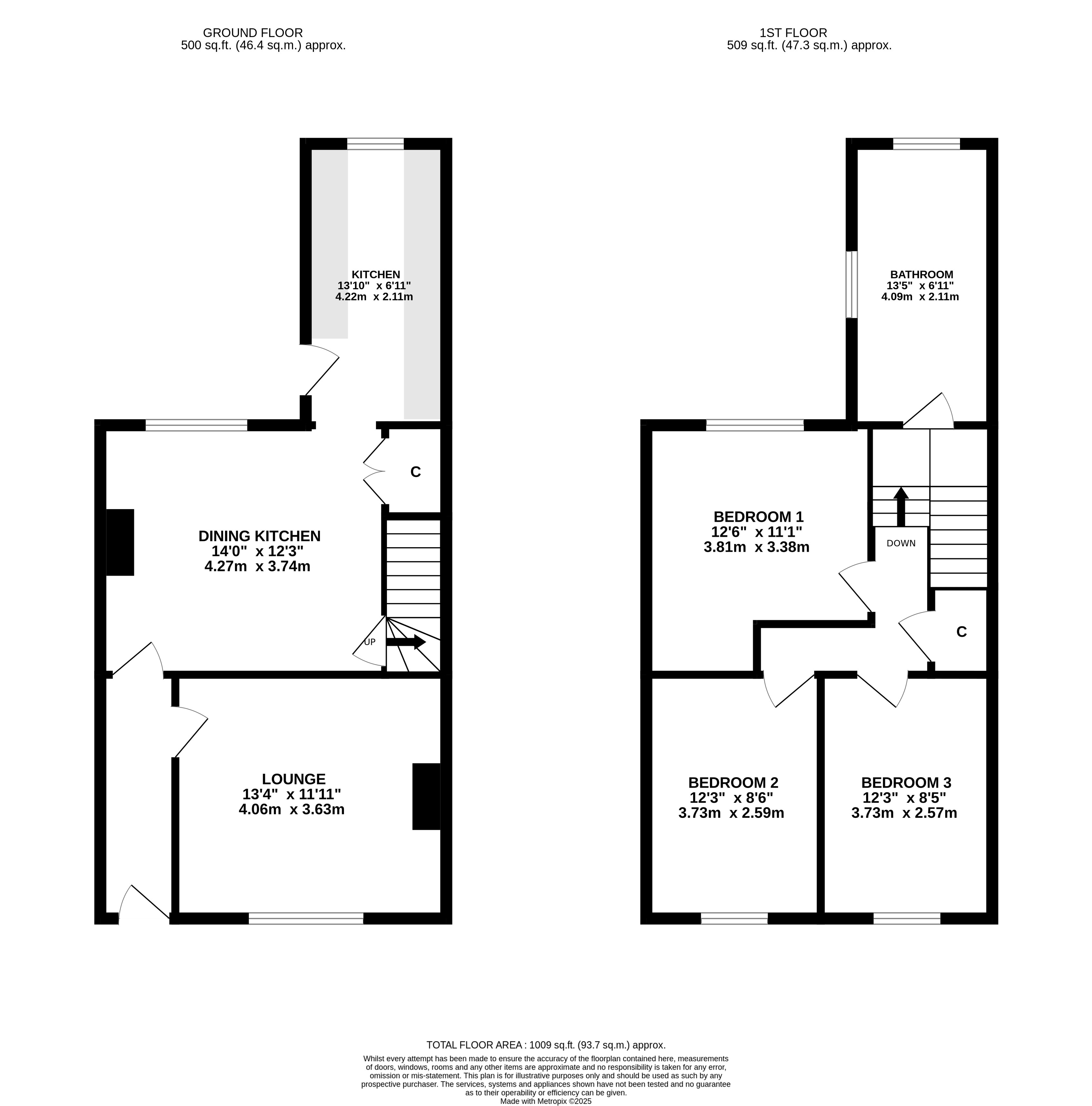 3, Avenue Terrace, Leeds floorplan