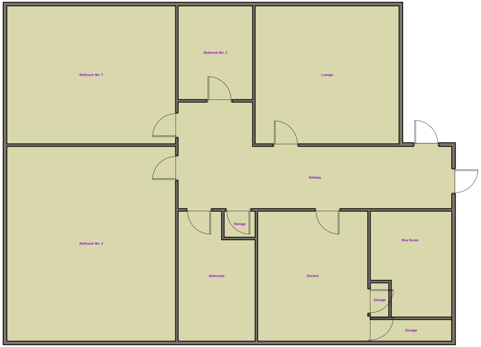 245, Glenacre Road, Cumbernauld floorplan