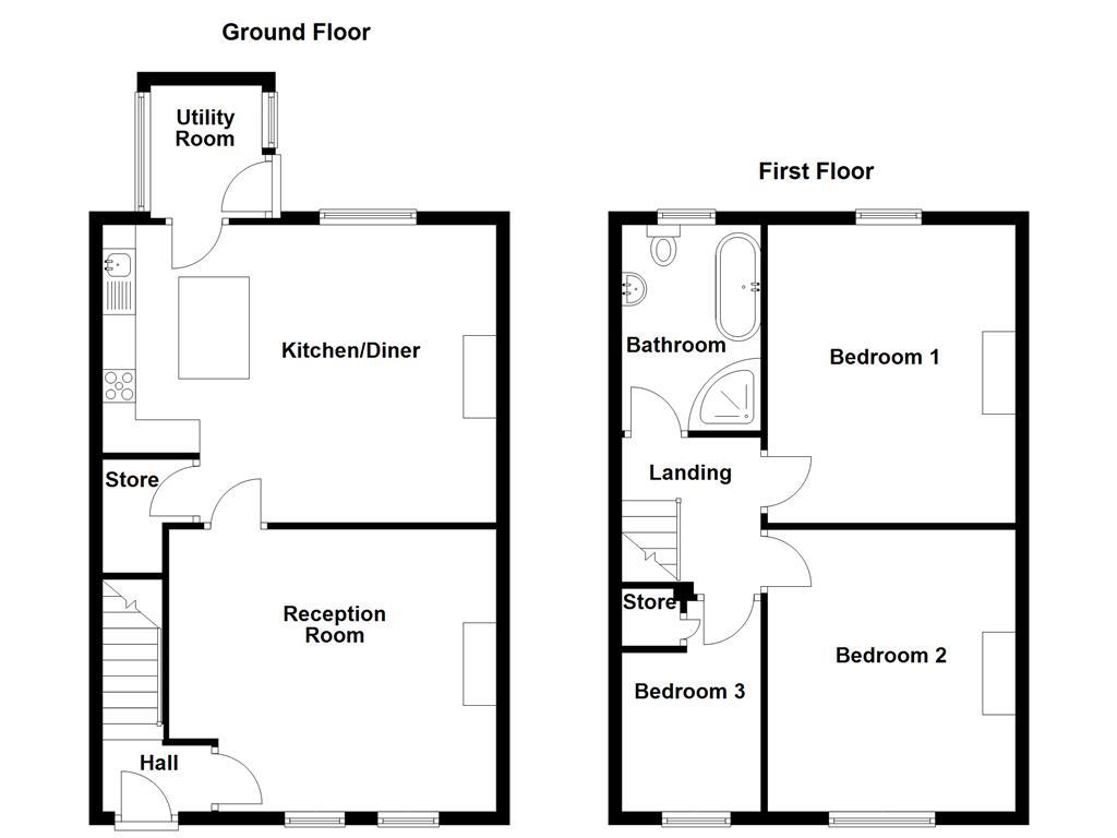 1, Acre View, Bolton Road North, Ramsbottom Bury floorplan