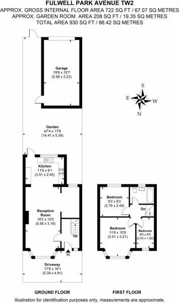 78, Fulwell Park Avenue, Twickenham floorplan