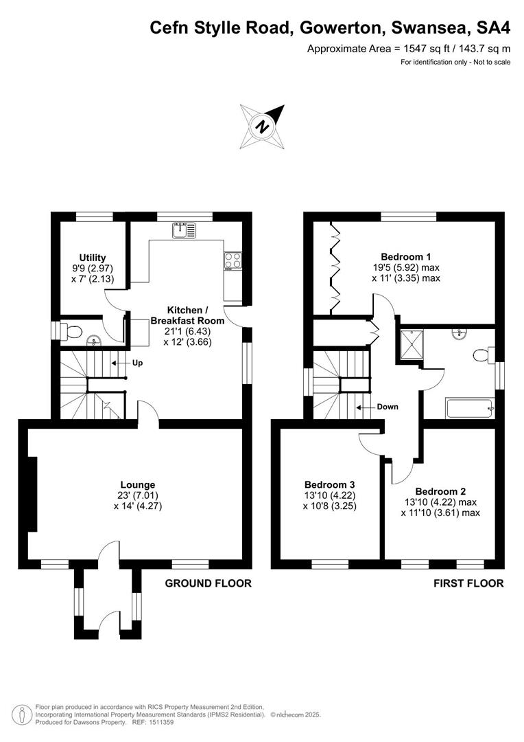 6, Cefn Stylle Road, Swansea floorplan