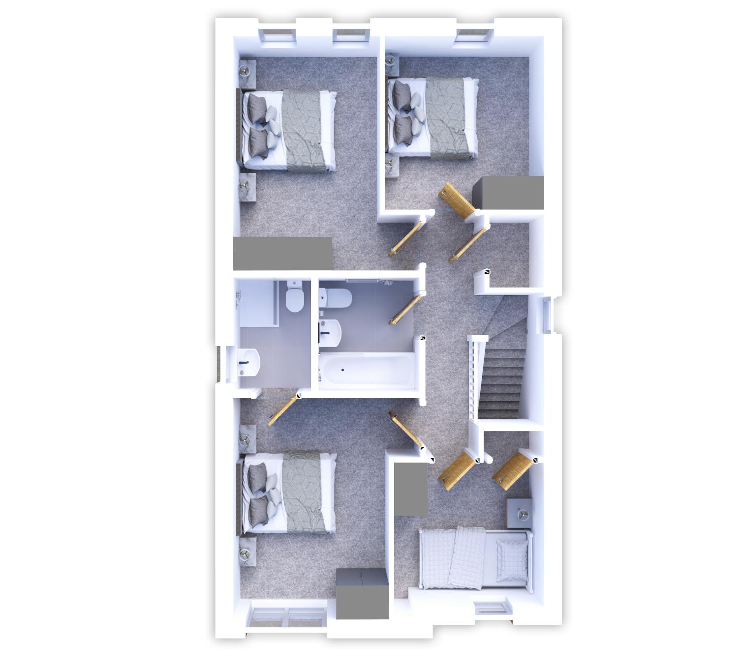 PLOT 4 - ABERCORN,, Haven View, Moorside floorplan