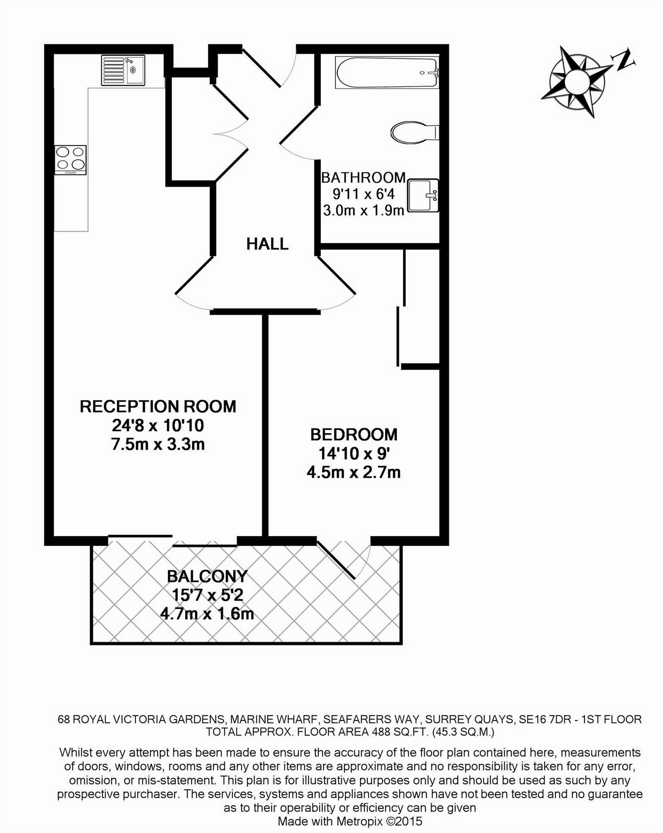 1 Bedrooms Flat for sale in Royal Victoria Gardens, Whiting Way, London SE16