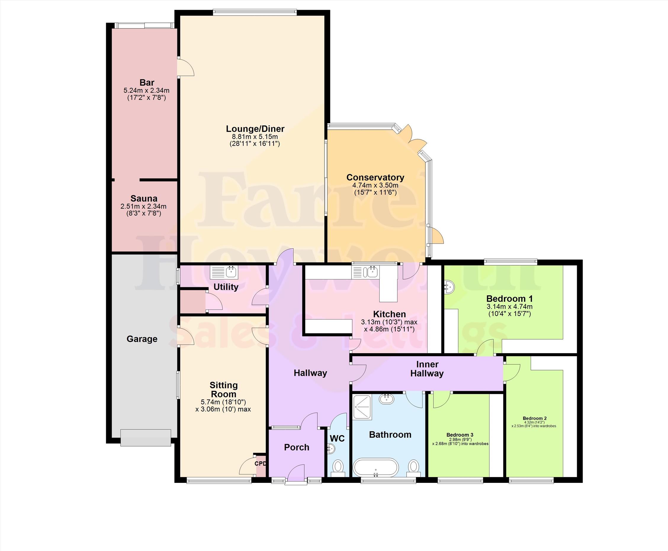 Whittingham Lane, Preston PR3, 3 bedroom bungalow for sale 61799375