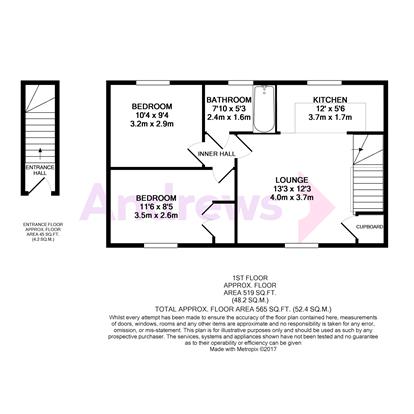 2 Bedrooms Terraced house to rent in Tawny Close, Bishops Cleeve GL52